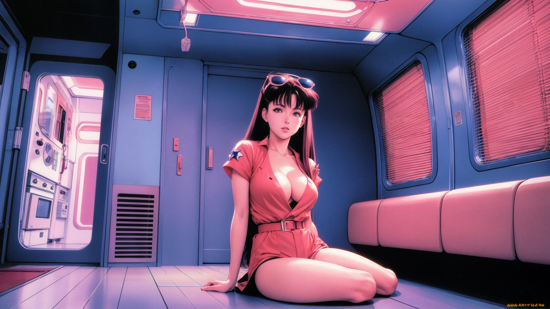 аниме, город, , улицы, , интерьер, , здания, нейросети, графика, нейроарт, ai, art, нейронные, сети, рисунки, нейро, искусство, vintage, 90s, anime