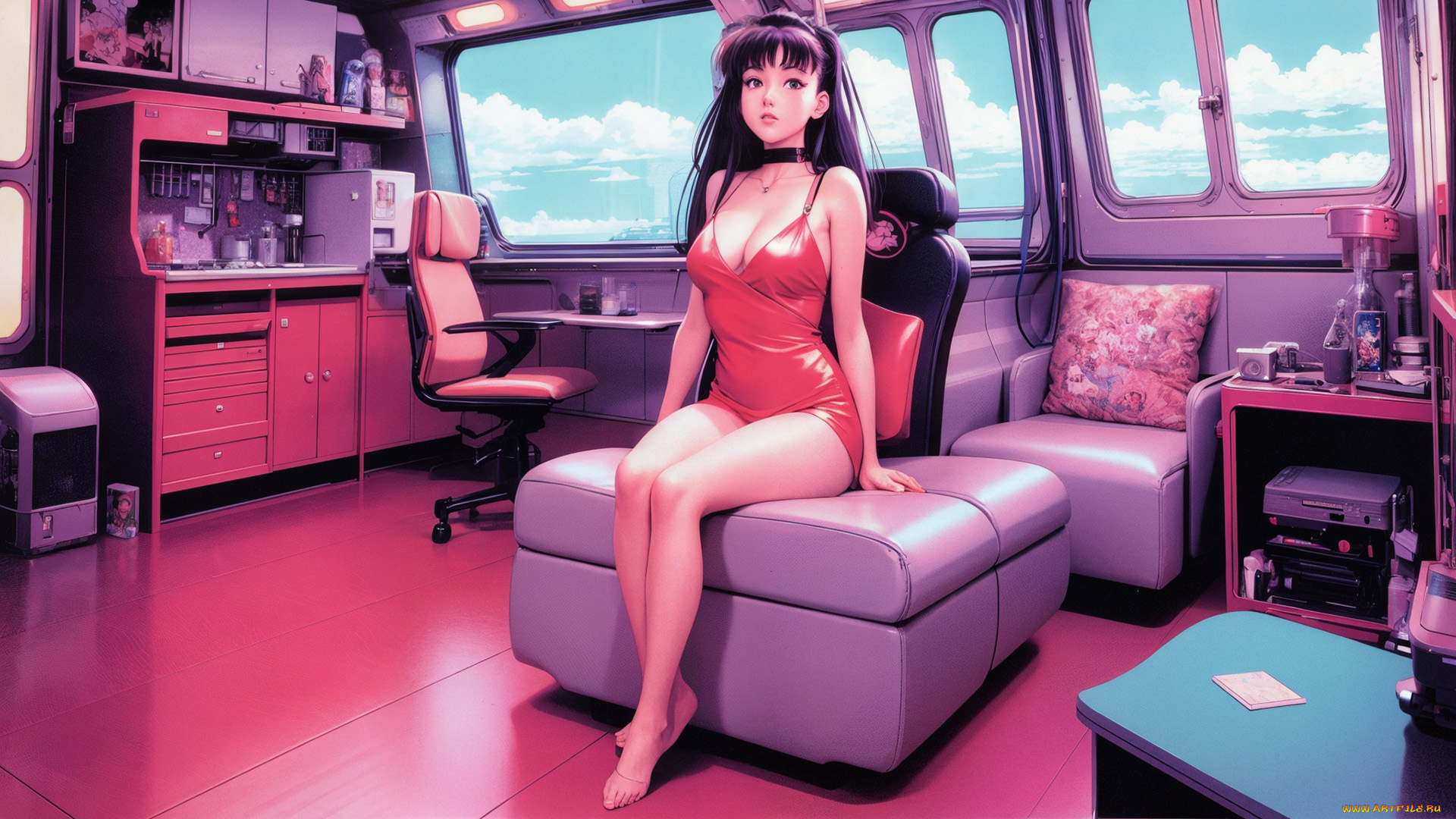 аниме, город, , улицы, , интерьер, , здания, нейросети, графика, нейроарт, ai, art, нейронные, сети, рисунки, нейро, искусство, vintage, 90s, anime