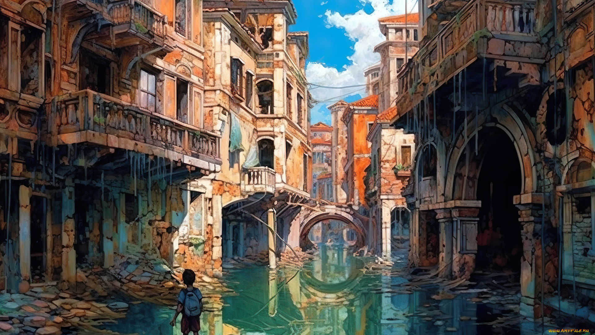 аниме, город, , улицы, , интерьер, , здания, нейросети, графика, нейроарт, ai, art, нейронные, сети, рисунки, нейро, искусство