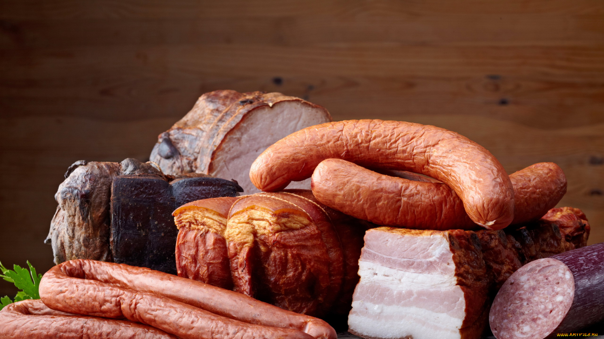 еда, колбасные, изделия, копченая, колбаса, копчености