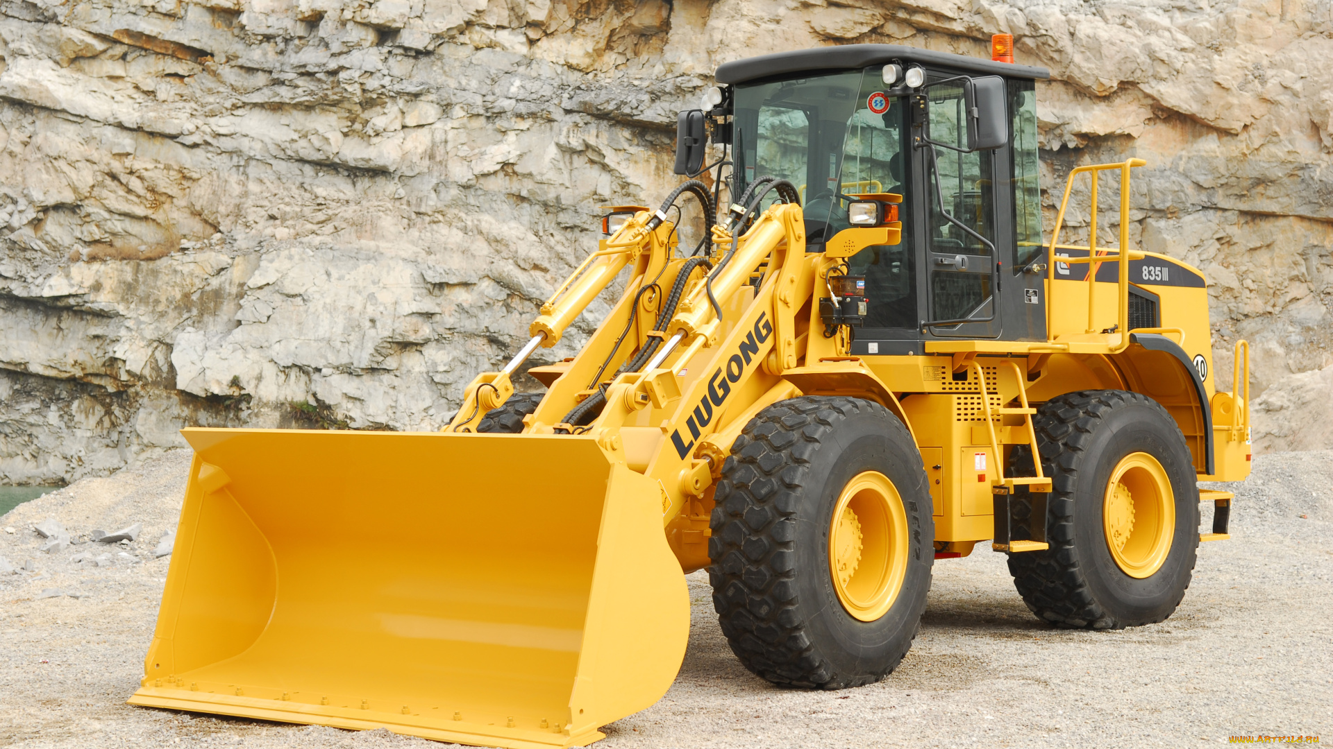 техника, фронтальные, погрузчики, liugong