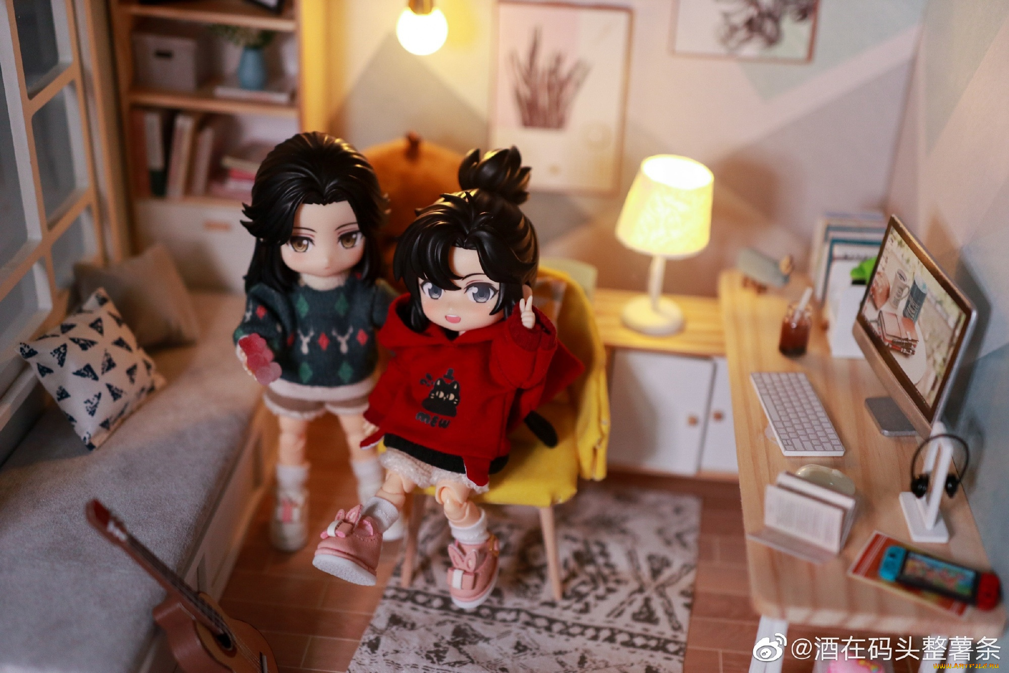 разное, куклы, комната