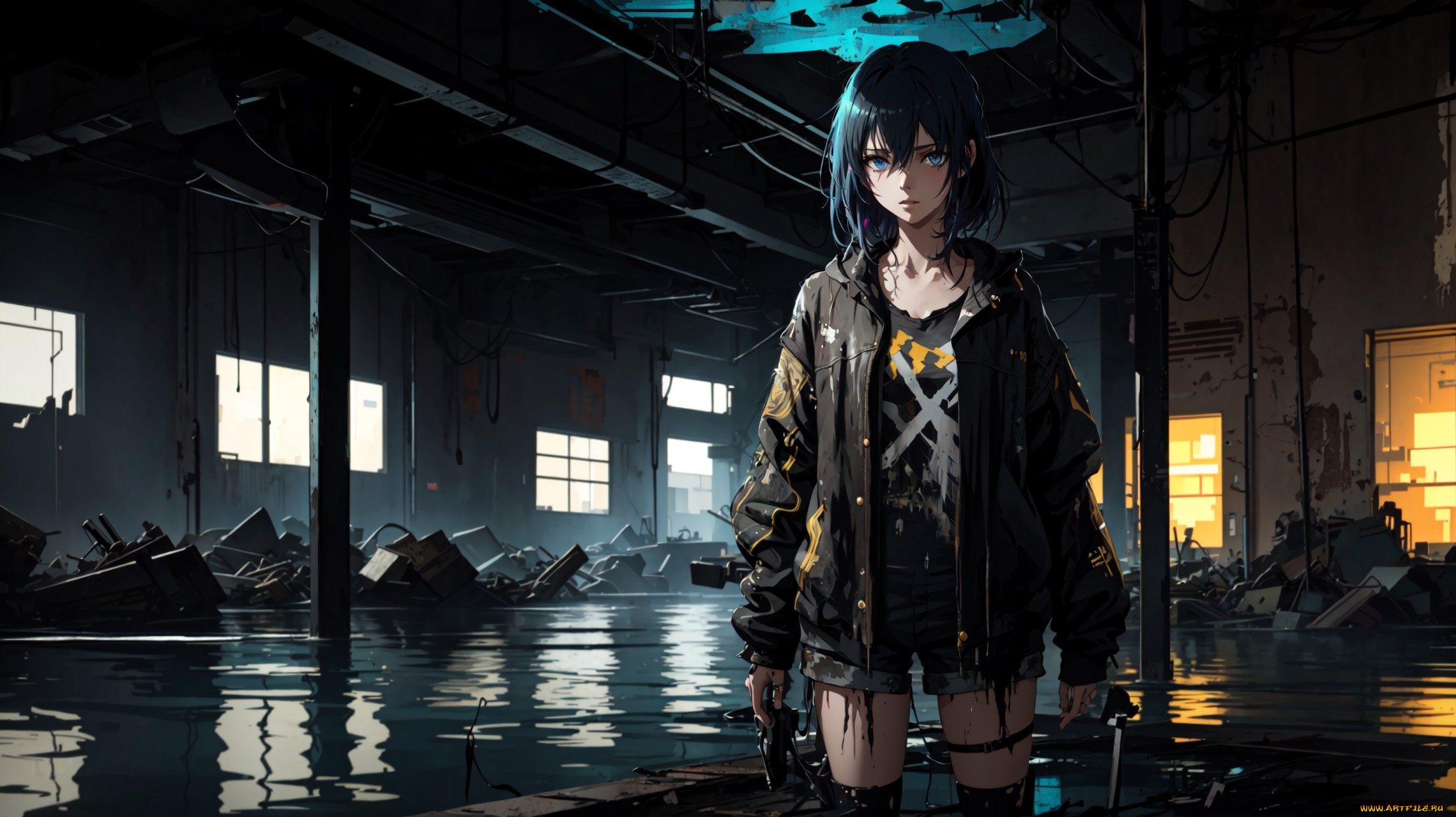 аниме, город, , улицы, , интерьер, , здания, нейросети, графика, нейроарт, ai, art, нейронные, сети, рисунки, нейро, искусство, девушка