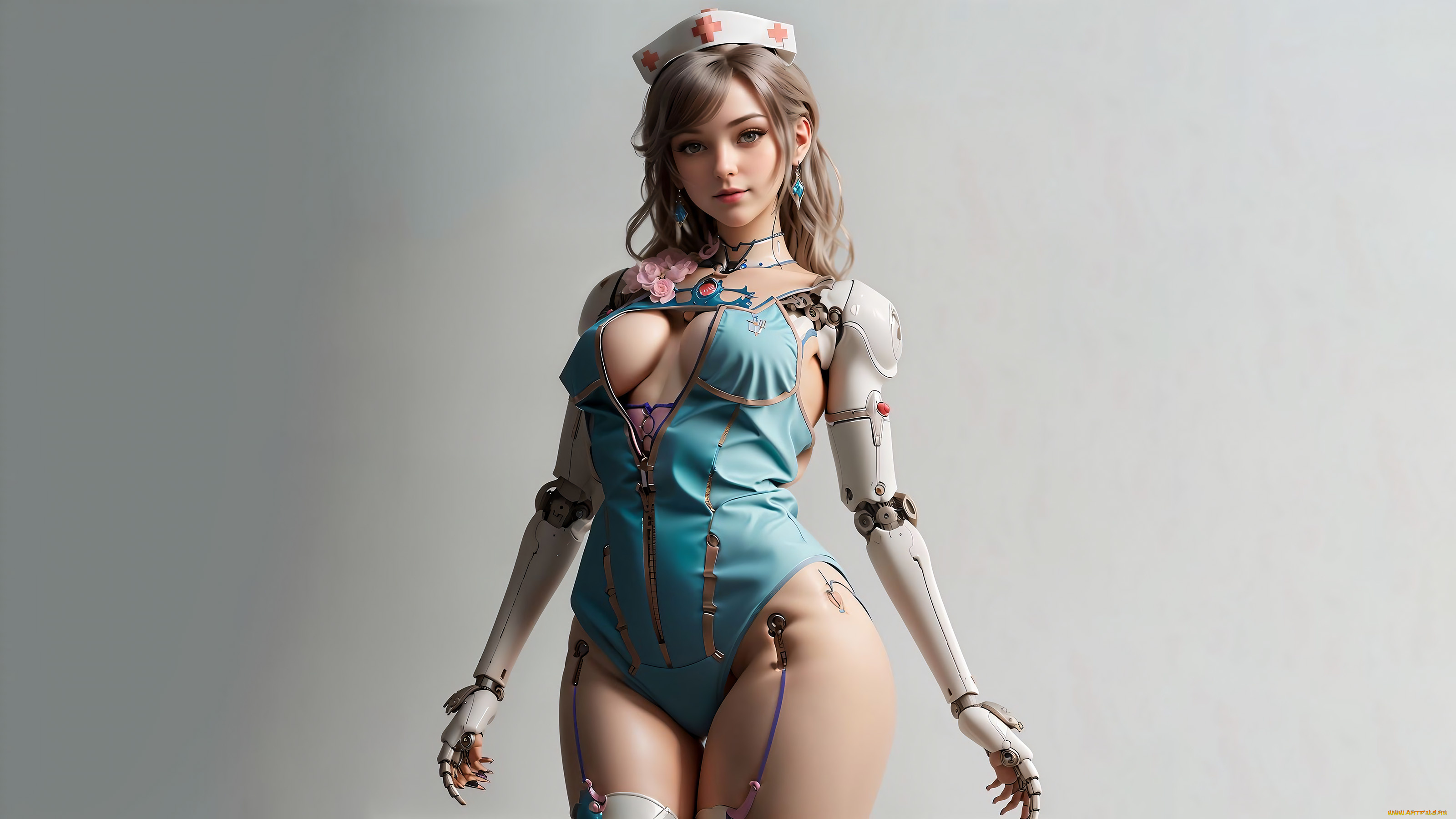 фэнтези, роботы, , киборги, , механизмы, нейросети, графика, нейроарт, ai, art, нейронные, сети, рисунки, нейро, искусство, девушка, киборг