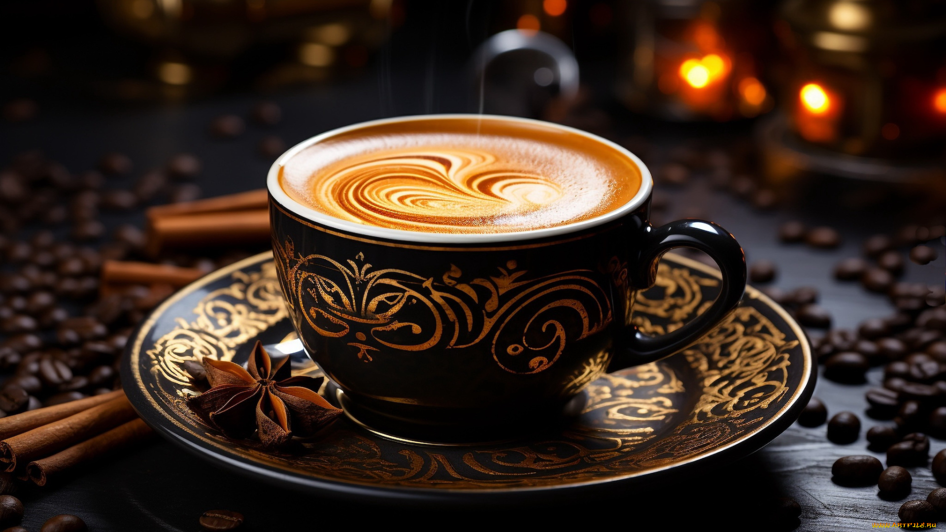 3д, графика, еда-, food, кофе