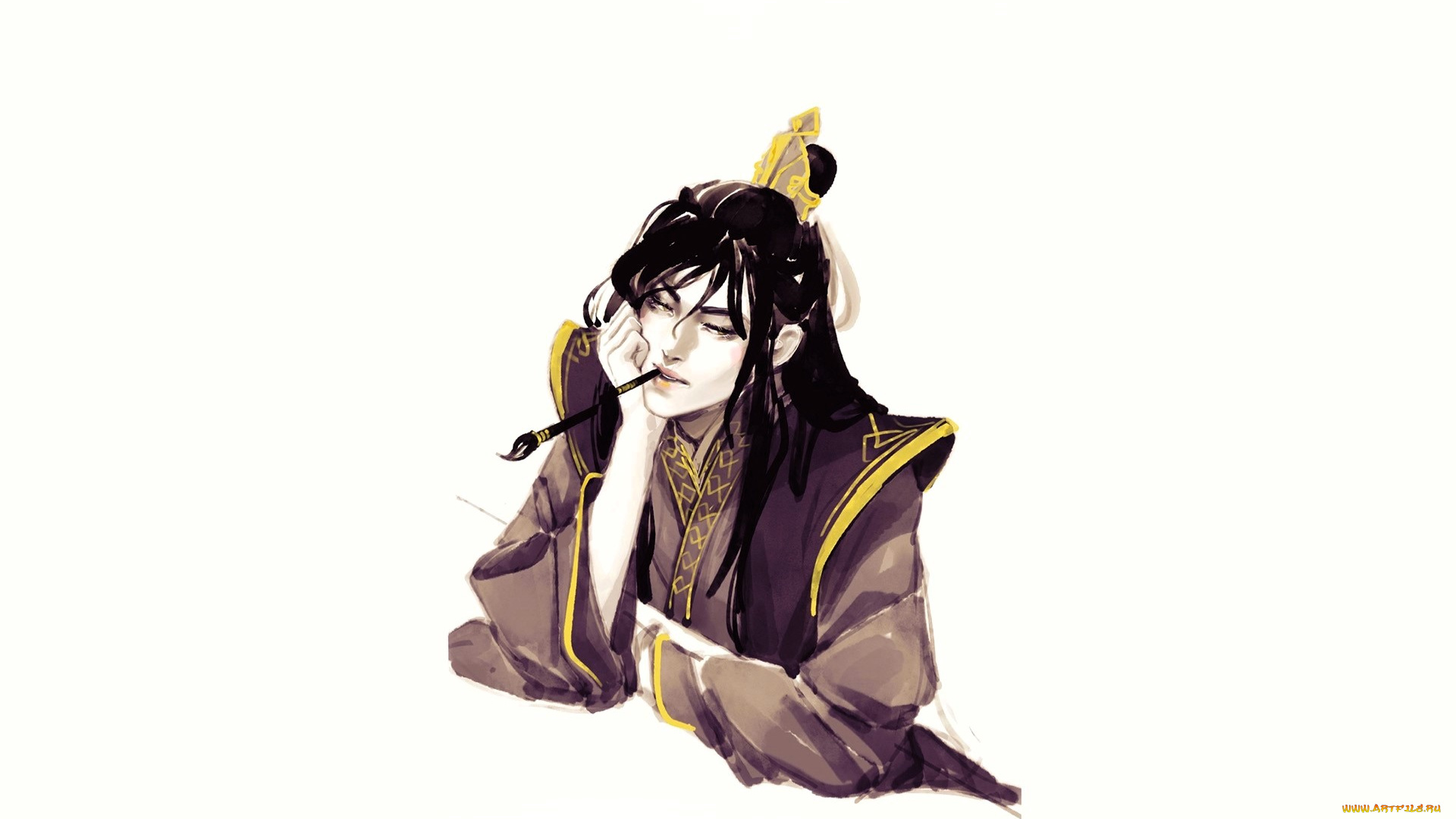 аниме, mo, dao, zu, shi, не, хуайсан, кисточка