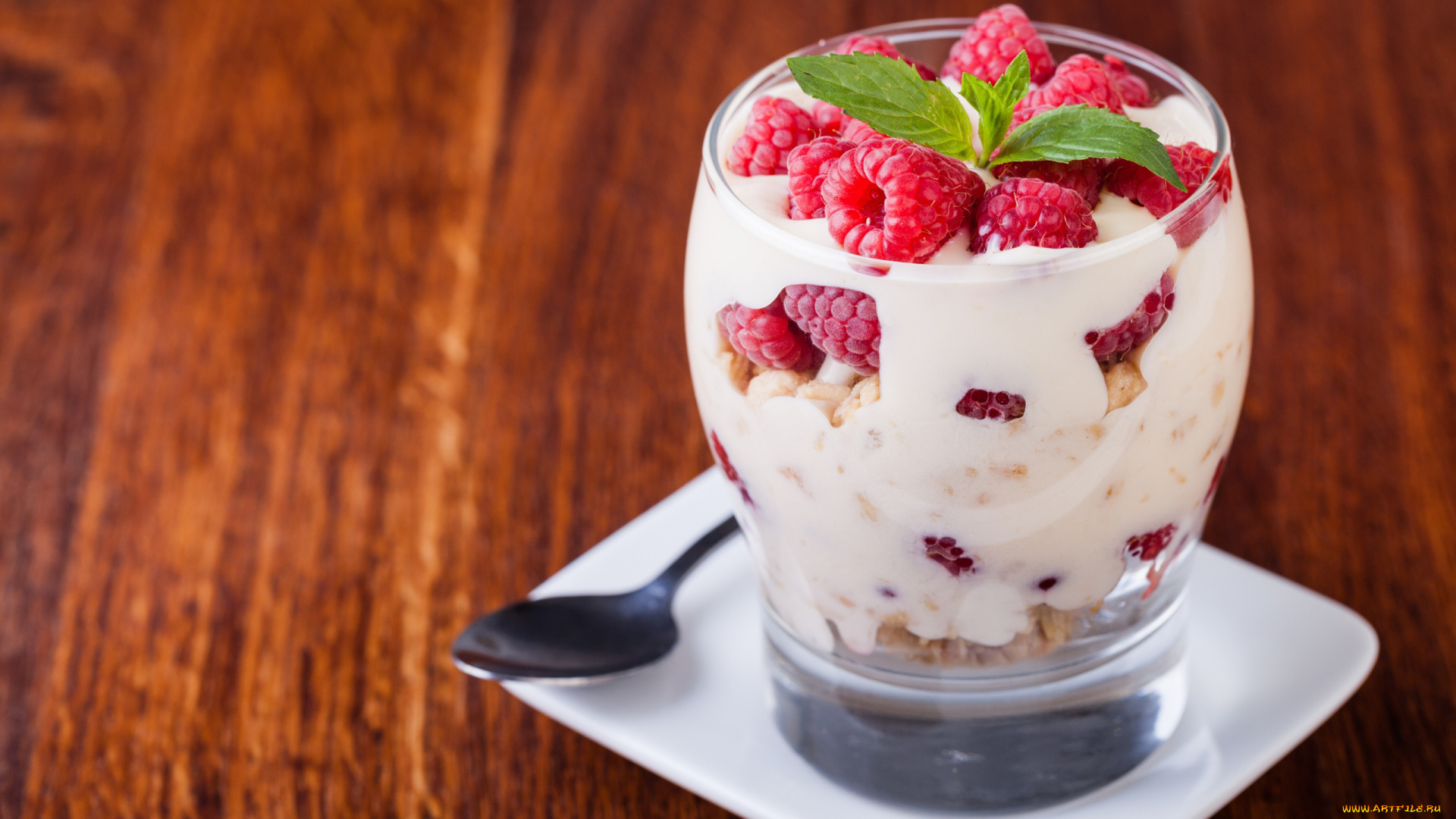 еда, мороженое, , десерты, мята, десерт, ягоды, малина