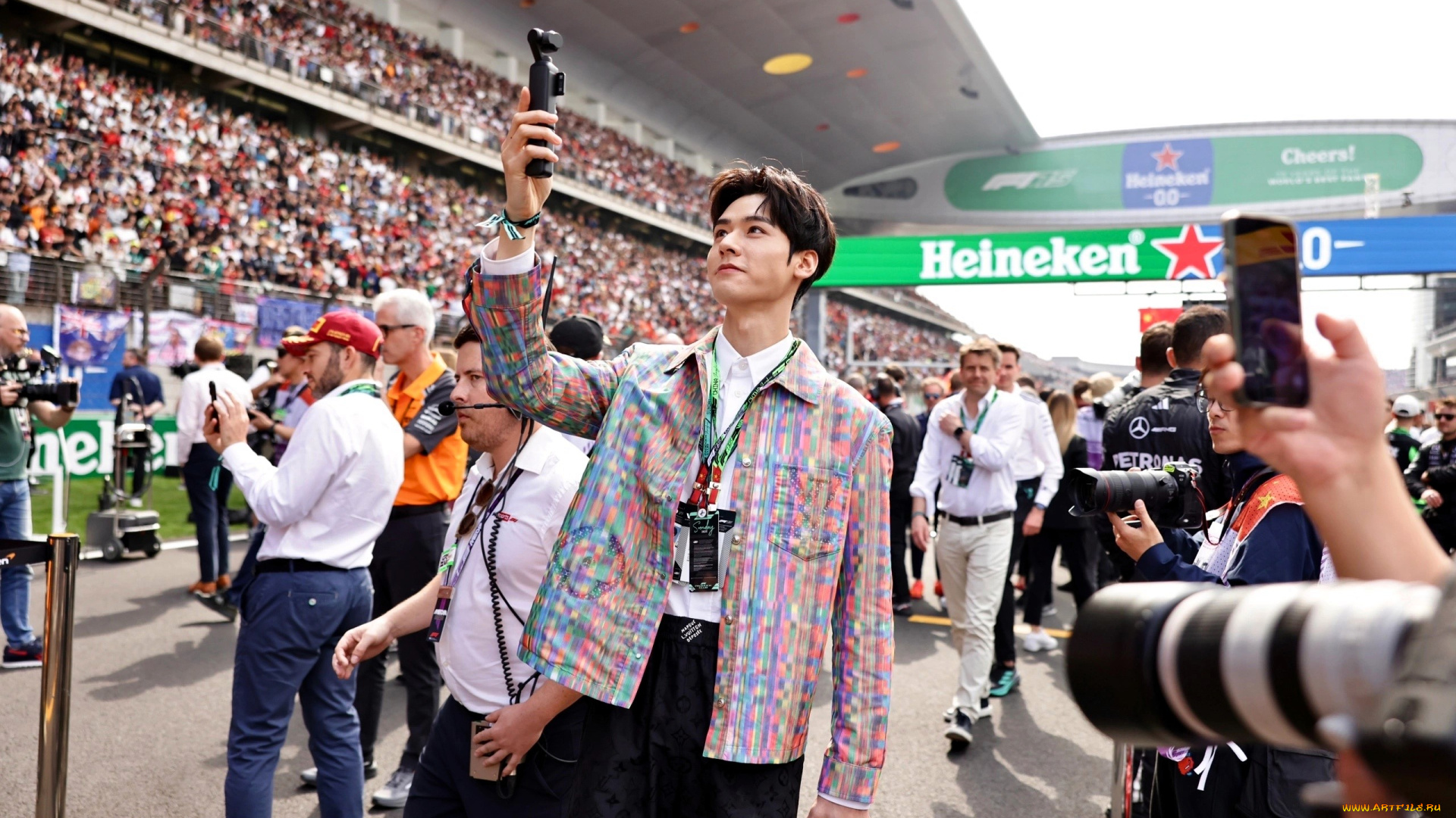 мужчины, gong, jun, |, simon, gong, актер, камера, стадион, люди