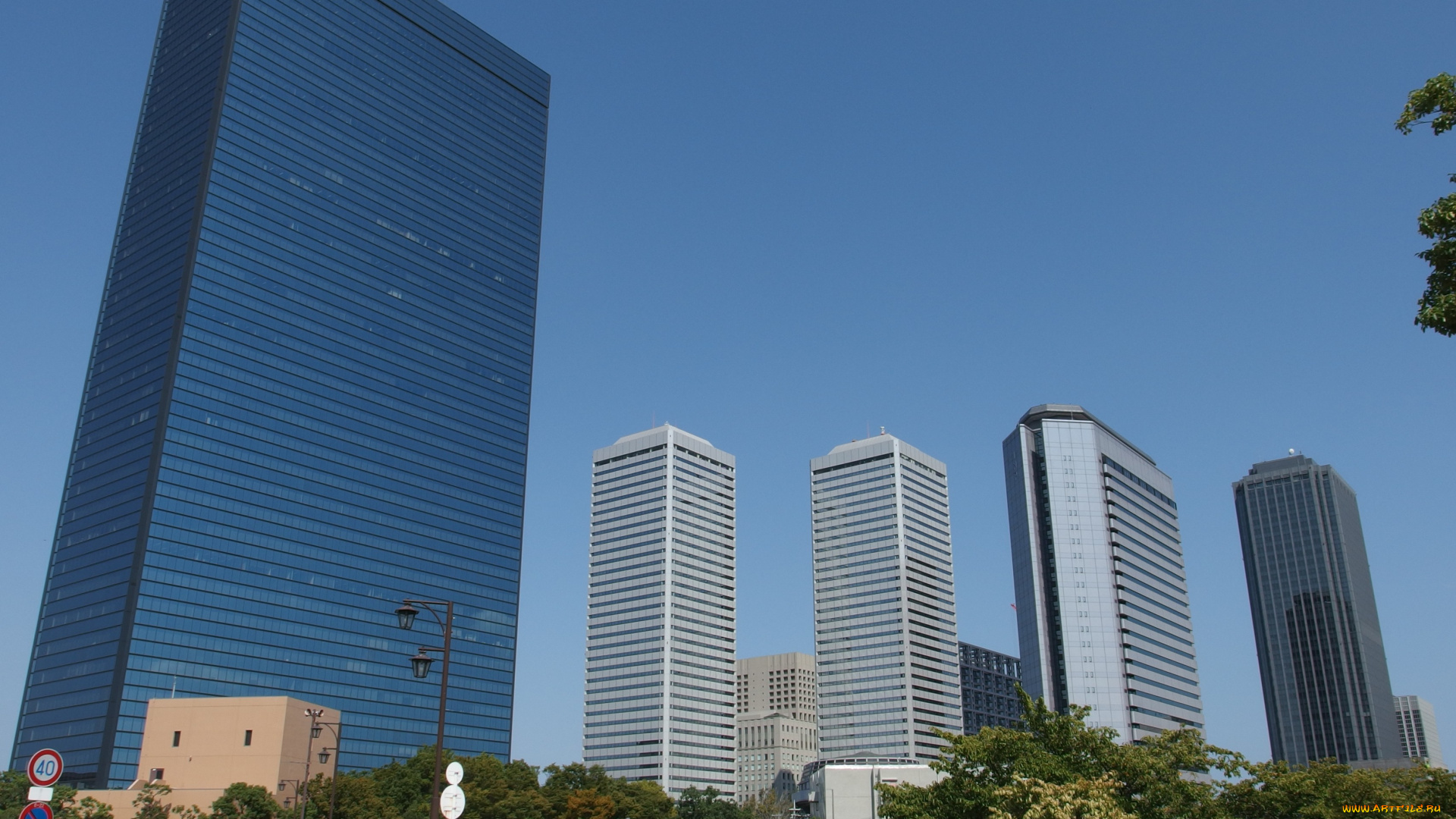 osaka, business, park, города, осака, , япония, осака, офис, здание