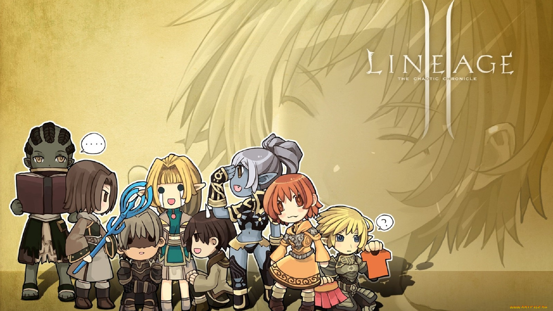 видео, игры, lineage, ii, , the, chaotic, chronicle, персонажи