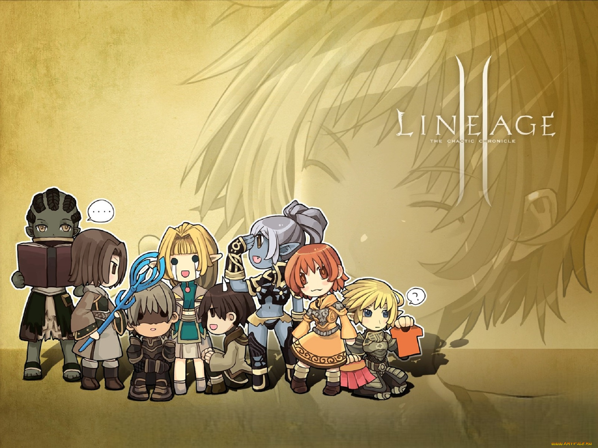 видео, игры, lineage, ii, , the, chaotic, chronicle, персонажи