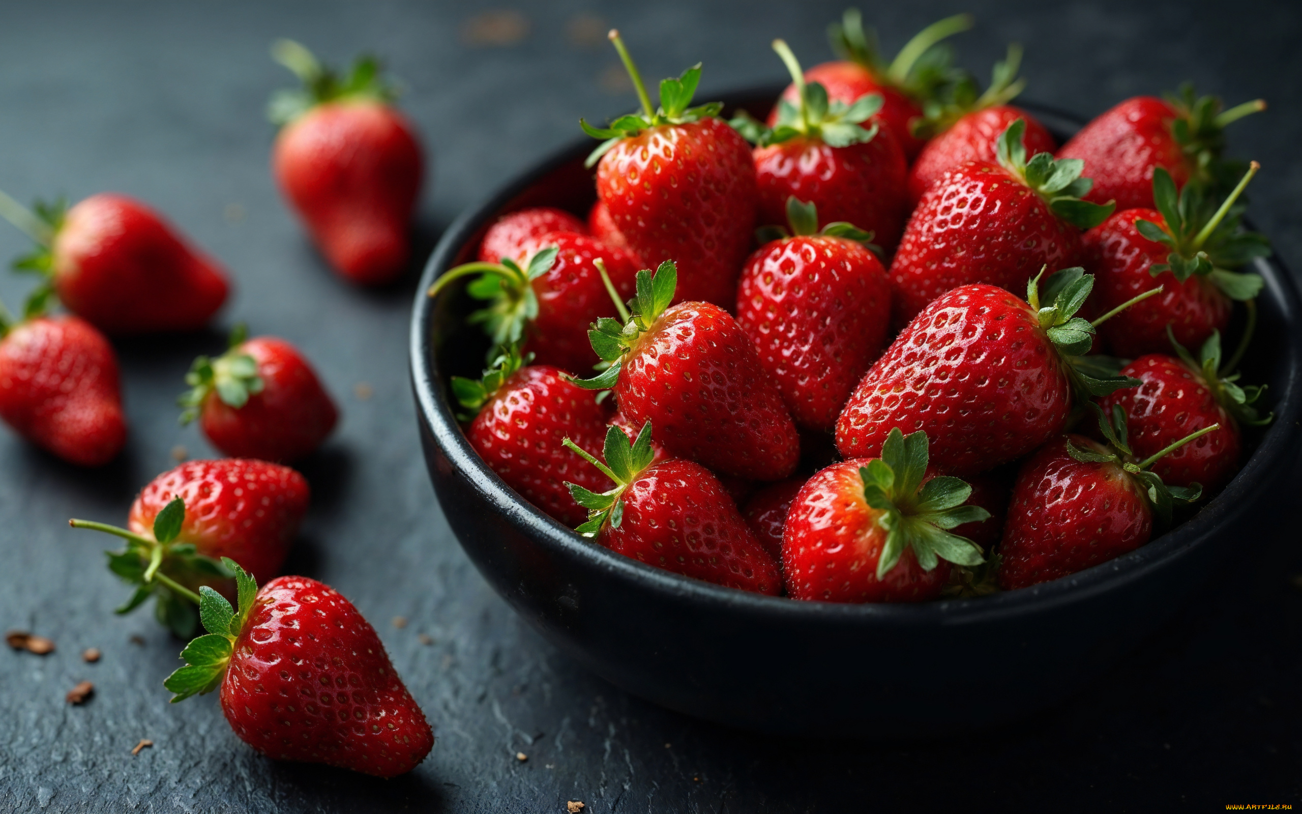 еда, клубника, , земляника, ягоды, крупная