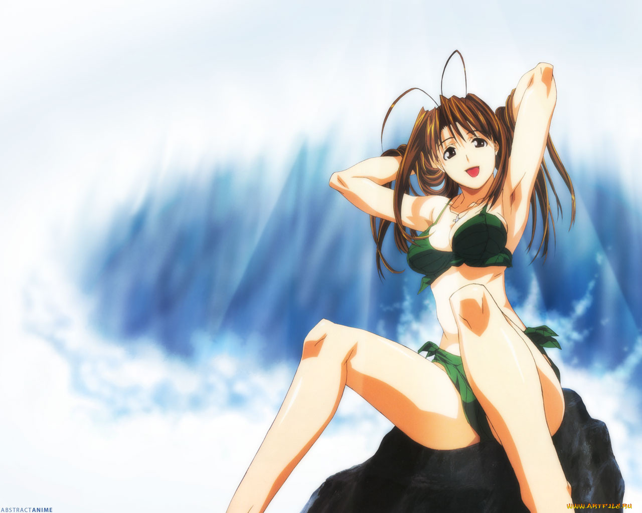 аниме, love, hina