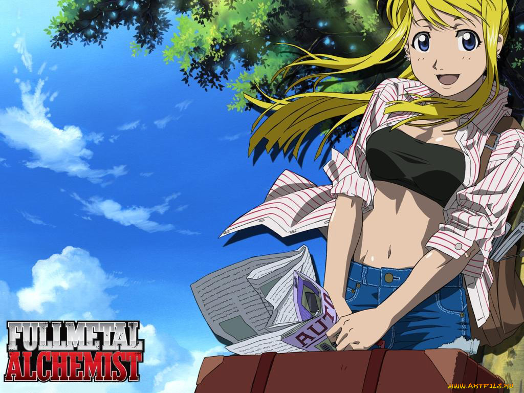 аниме, fullmetal, alchemist