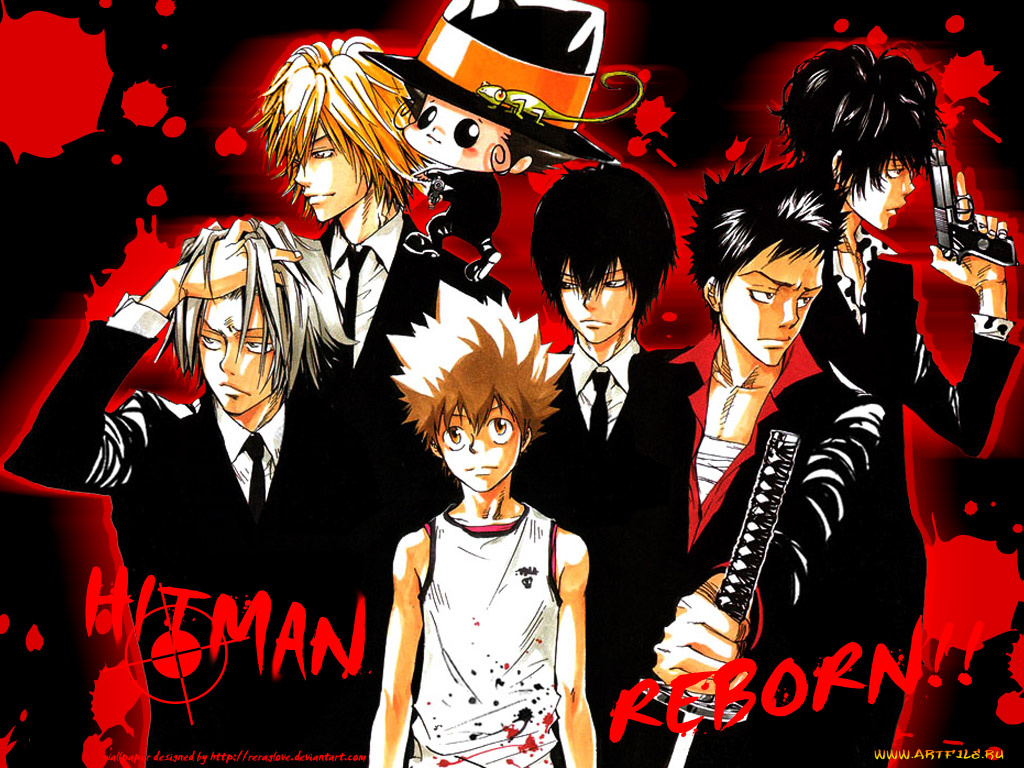 аниме, katekyo, hitman, reborn