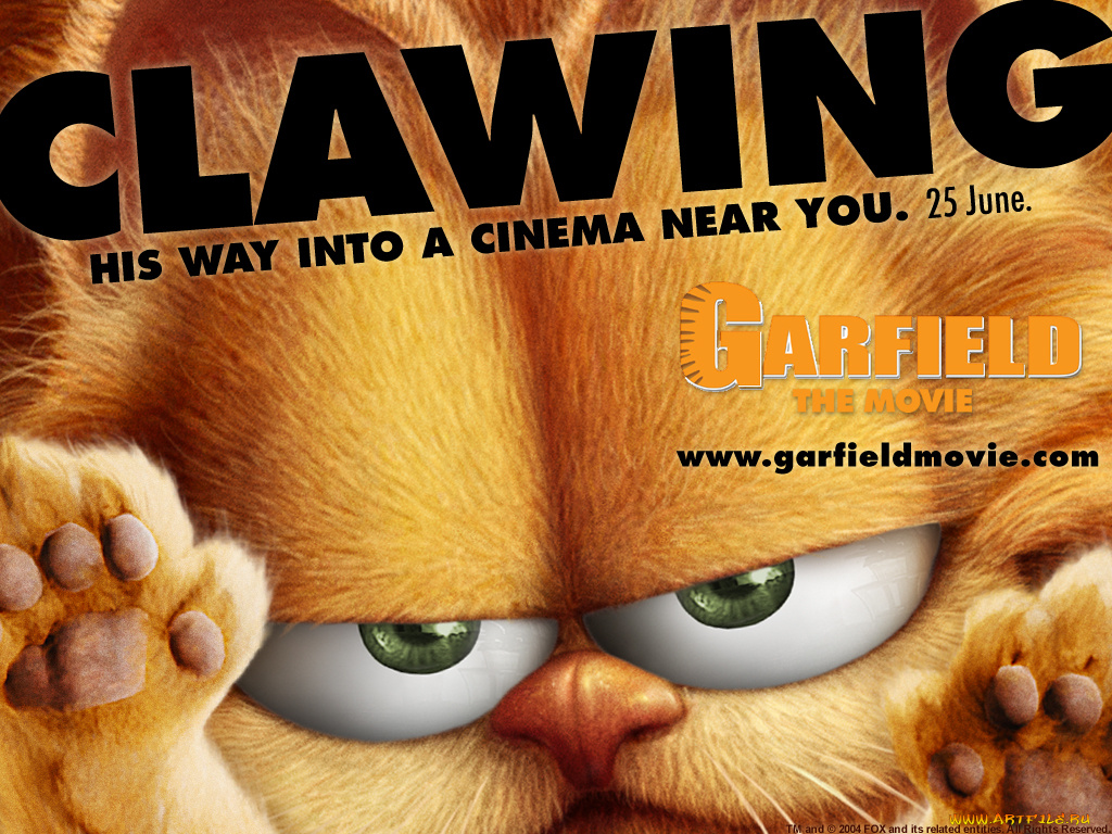 кино, фильмы, garfield, the, movie