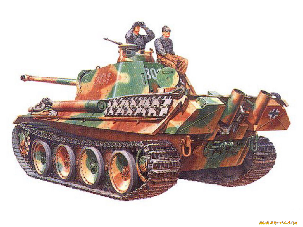 pzkpfw, ausf, пантера, техника, военная