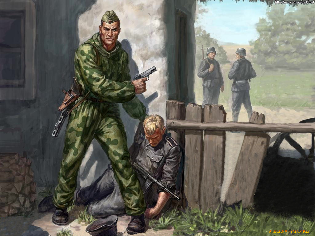 рисованные, армия