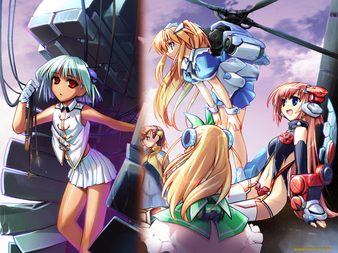 аниме, weapon, blood, technology