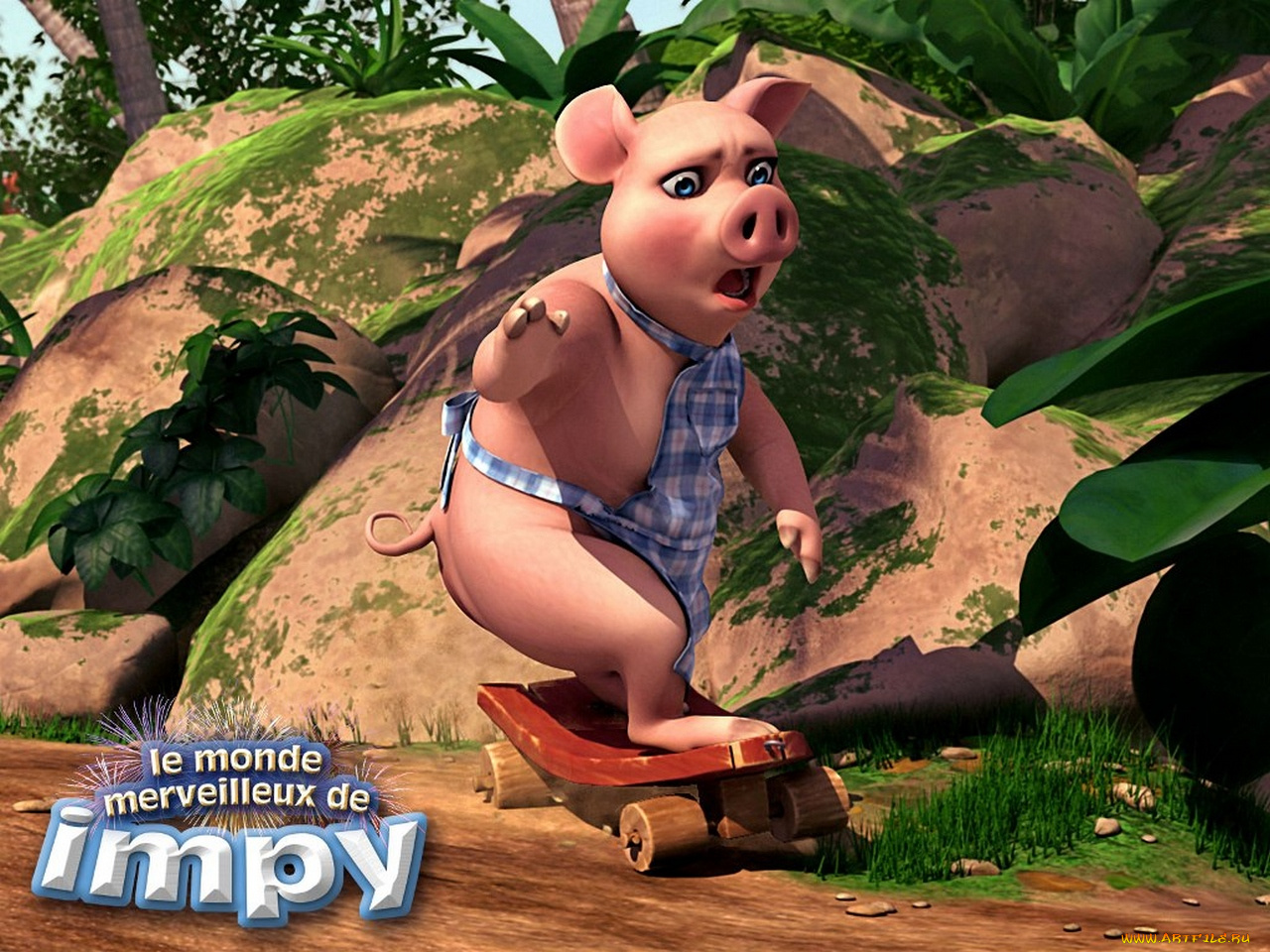 мультфильмы, urmel, voll, in, fahrt