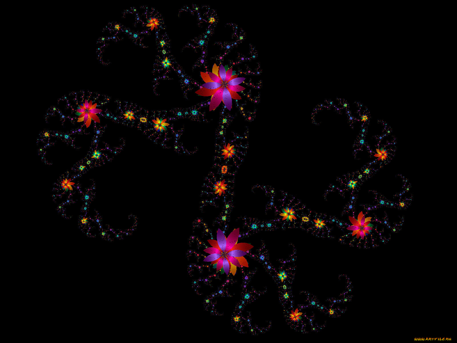 3д, графика, fractal, фракталы