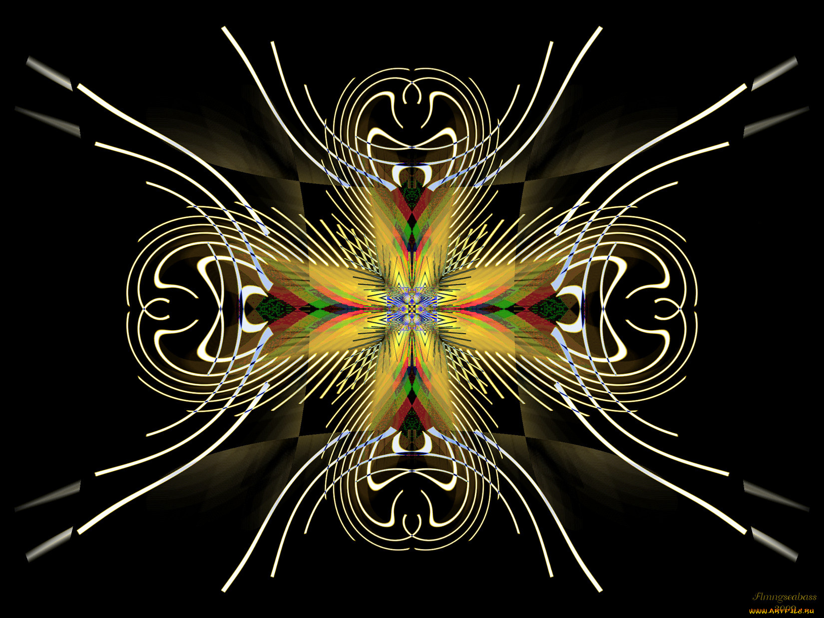 3д, графика, fractal, фракталы