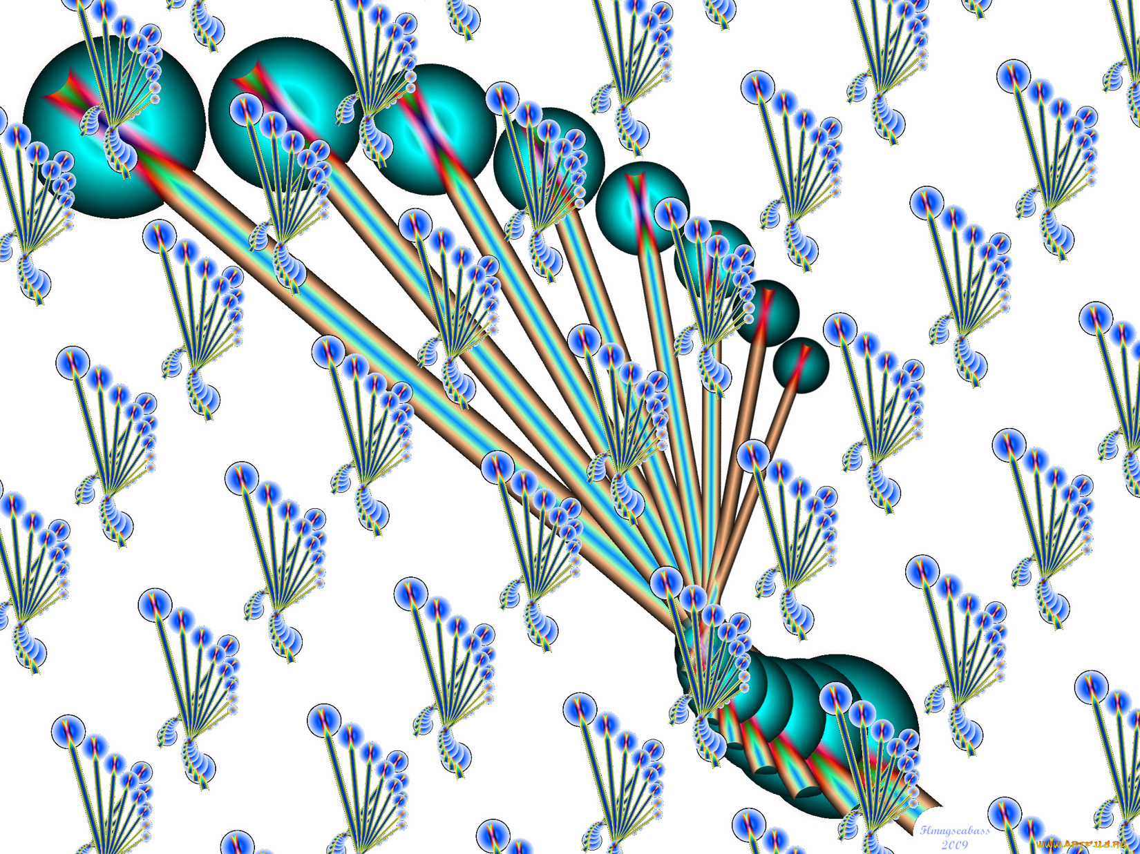 3д, графика, fractal, фракталы