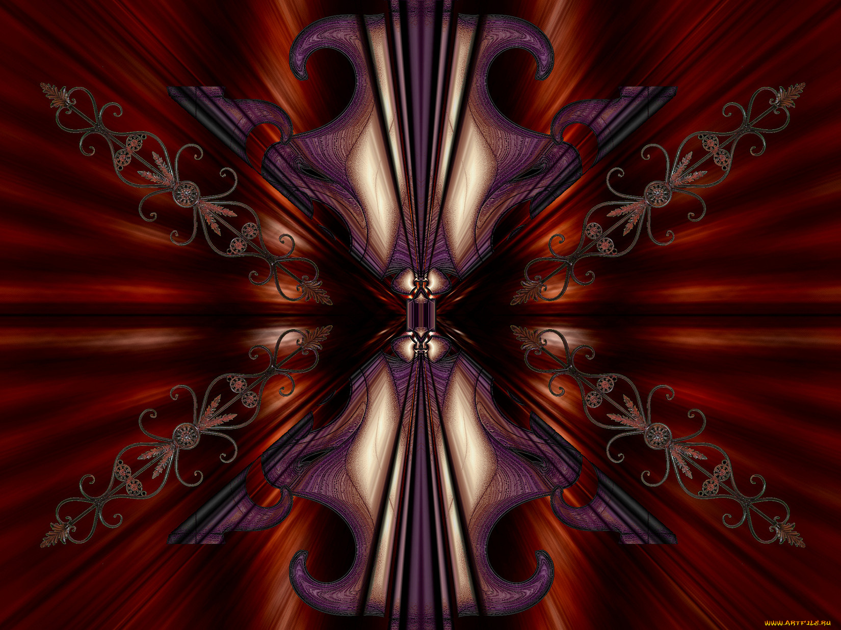 3д, графика, fractal, фракталы