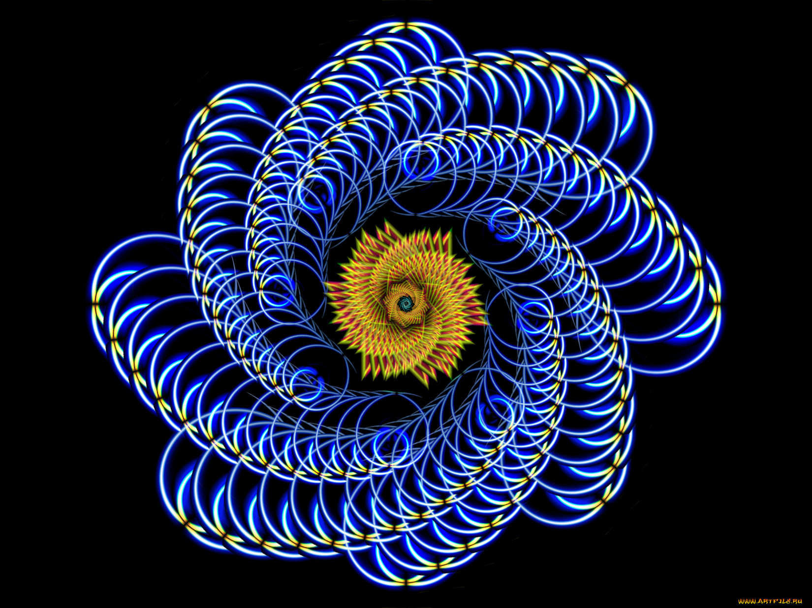 3д, графика, fractal, фракталы