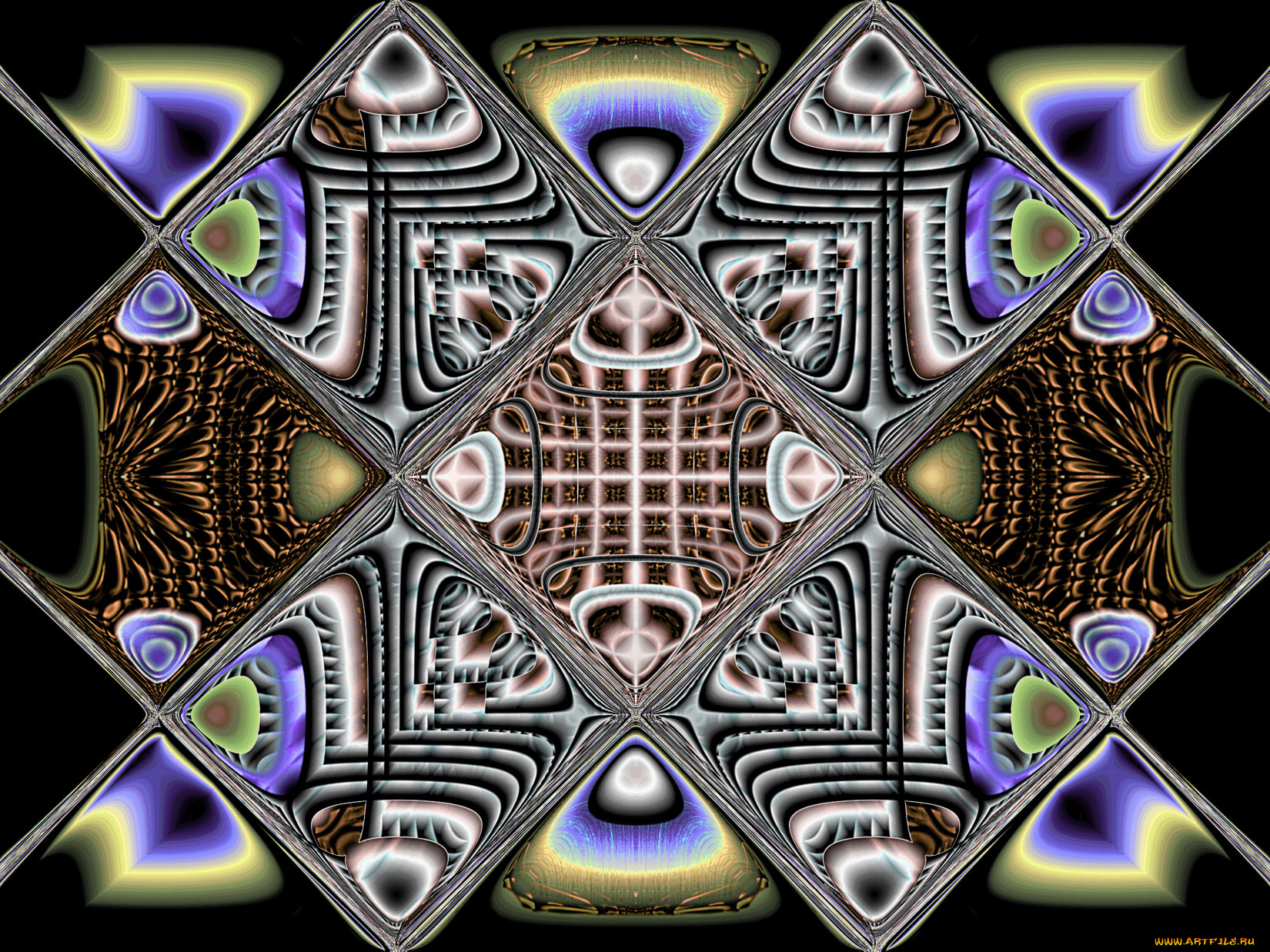 3д, графика, fractal, фракталы