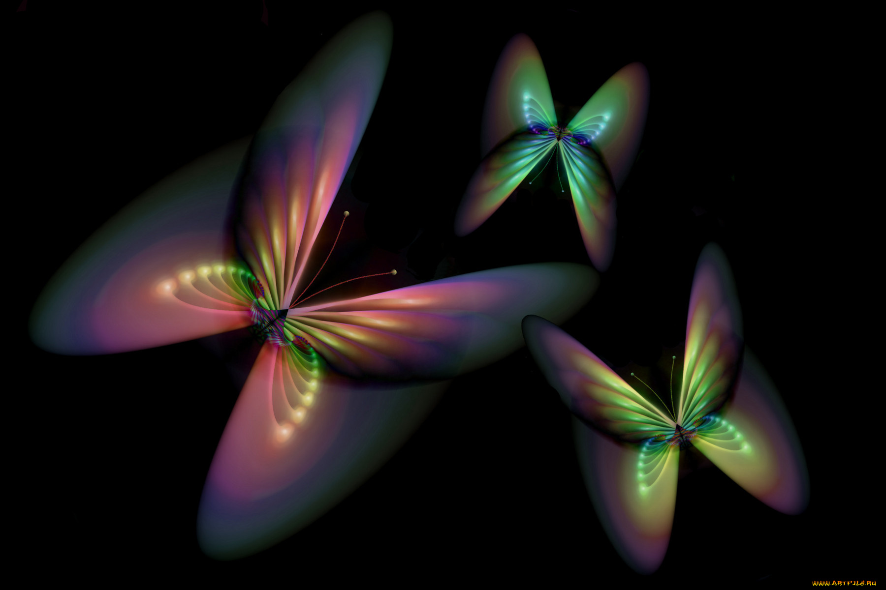 3д, графика, fractal, фракталы