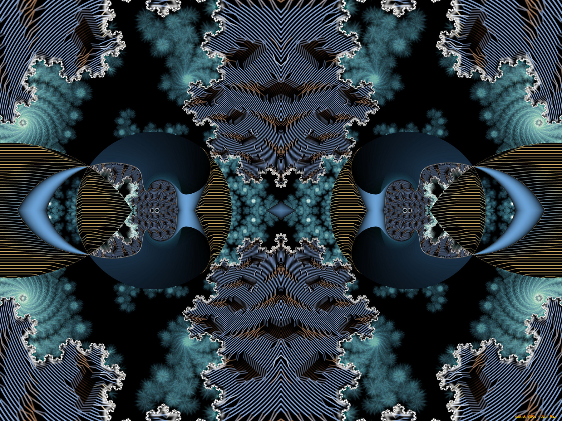 3д, графика, fractal, фракталы