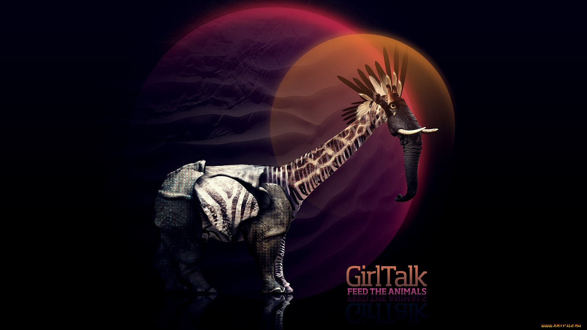 3д, графика, humor, юмор, жираф