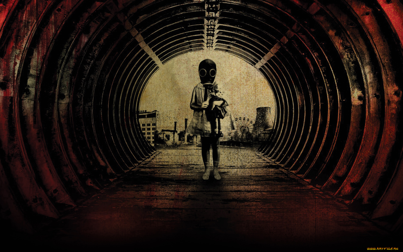 запретная, зона, кино, фильмы, chernobyl, diaries, противогаз, девочка