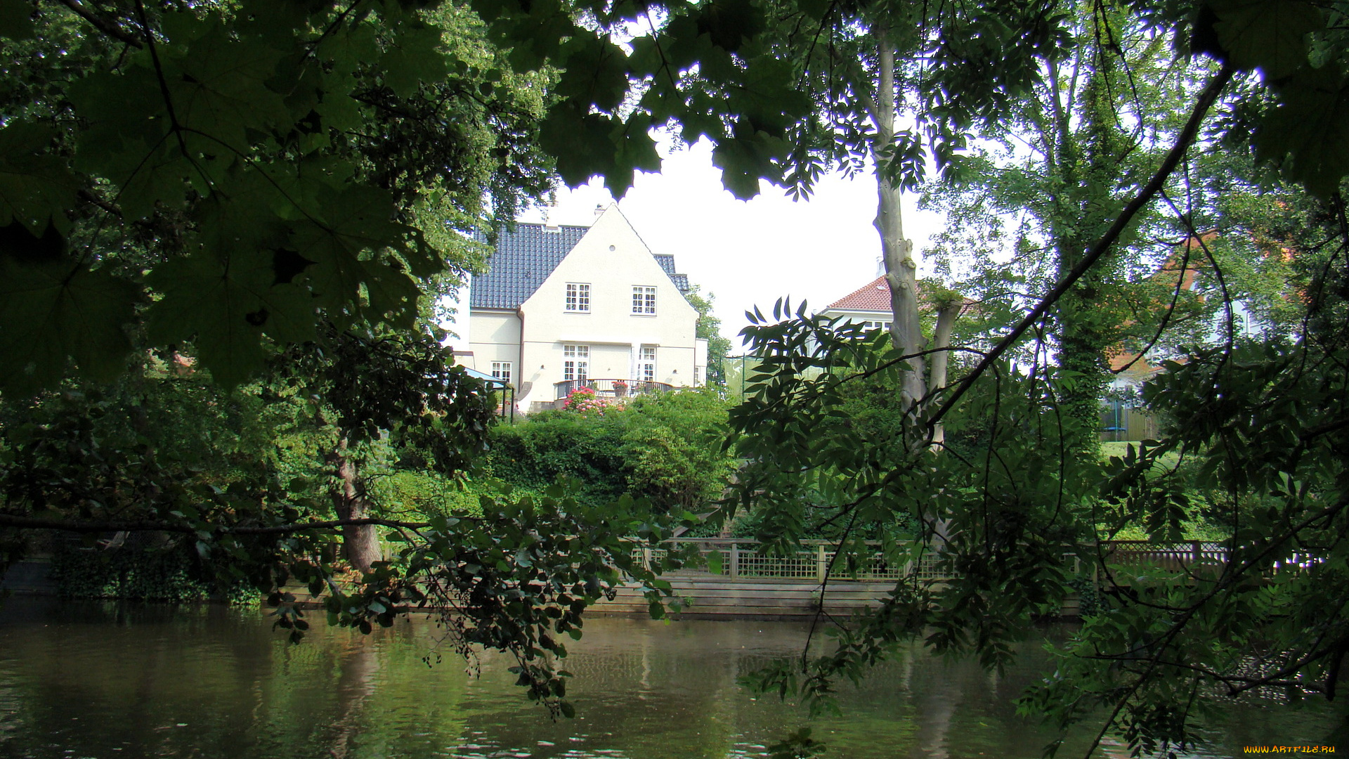 дания, оденсе, города, улицы, площади, набережные