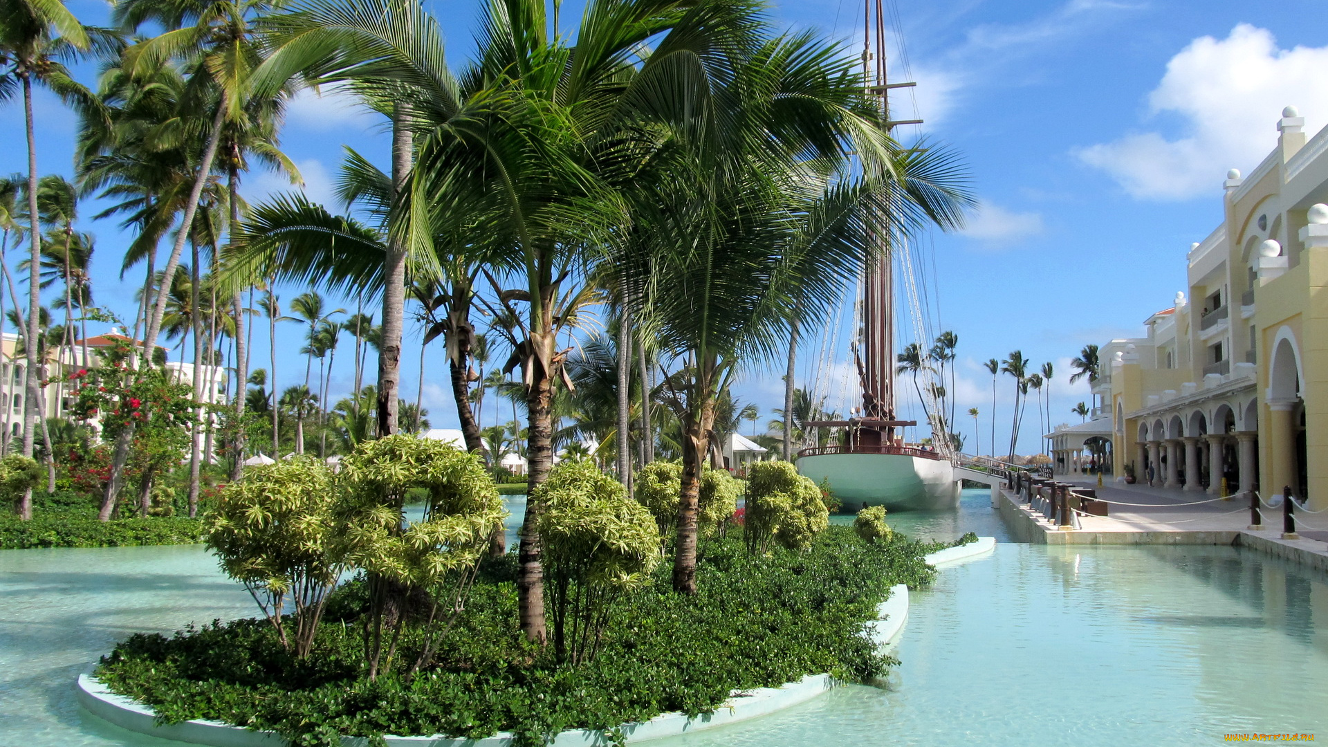 доминиканская, республика, баваро, города, улицы, площади, набережные