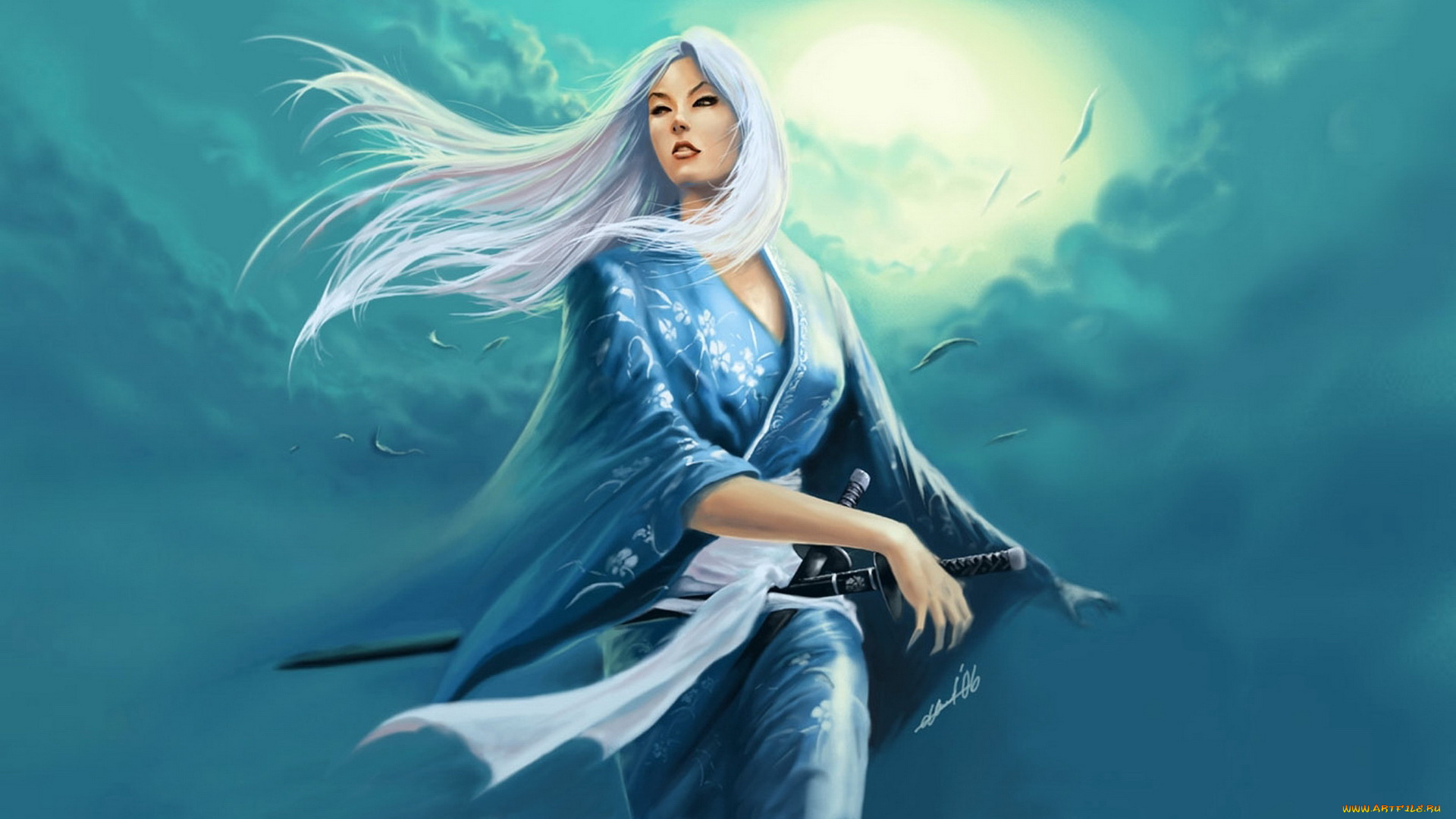 фэнтези, девушки, девушка, меч