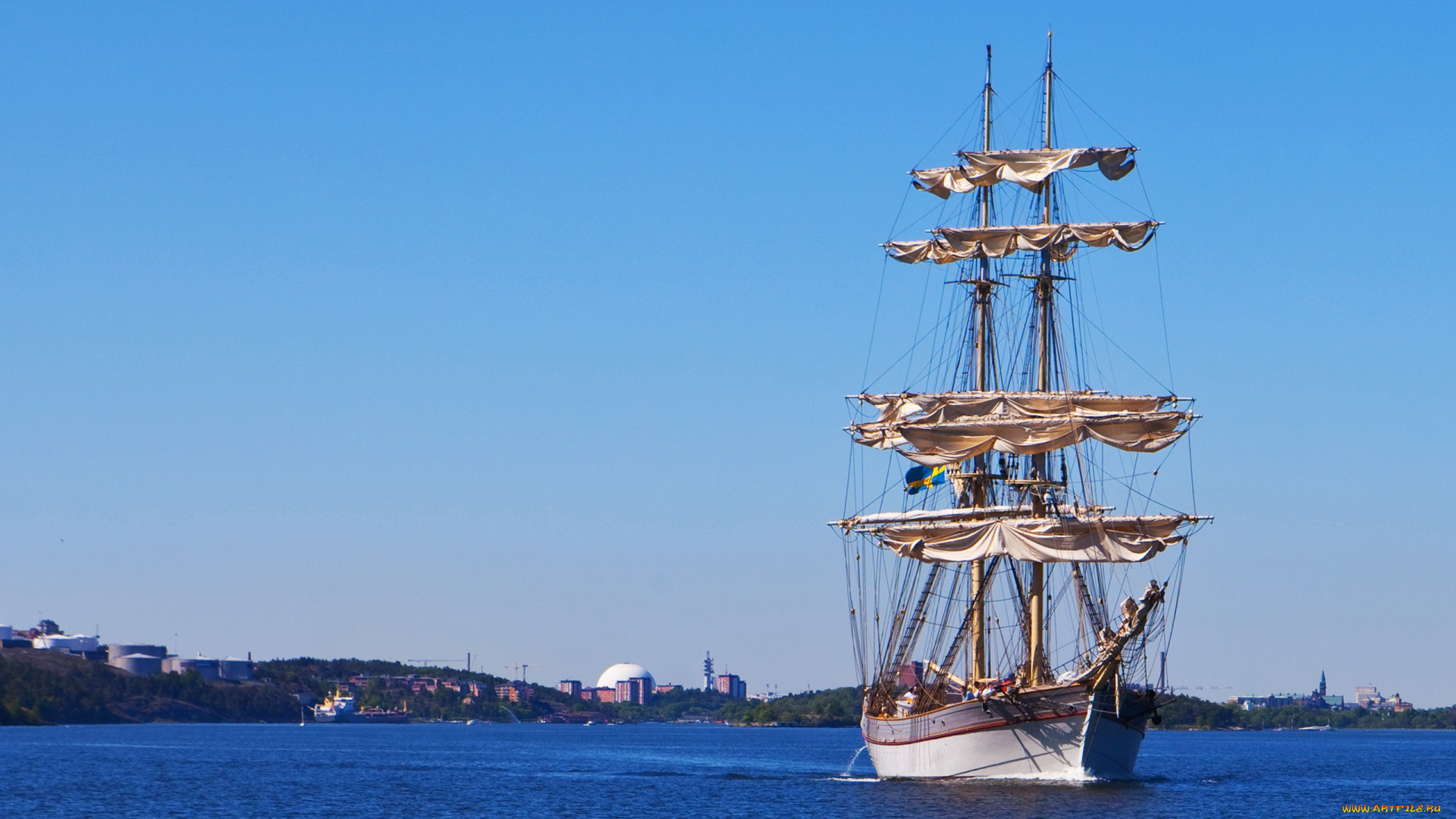 корабли, парусники, море, парусник