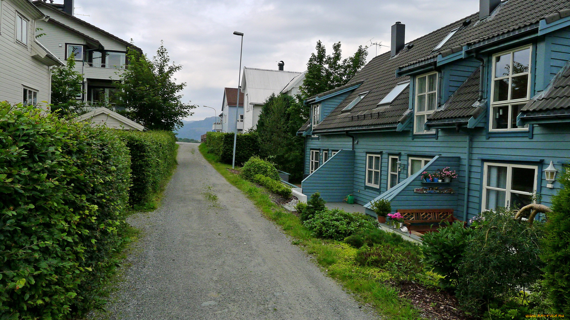 norway, floro, города, улицы, площади, набережные, улица, дома