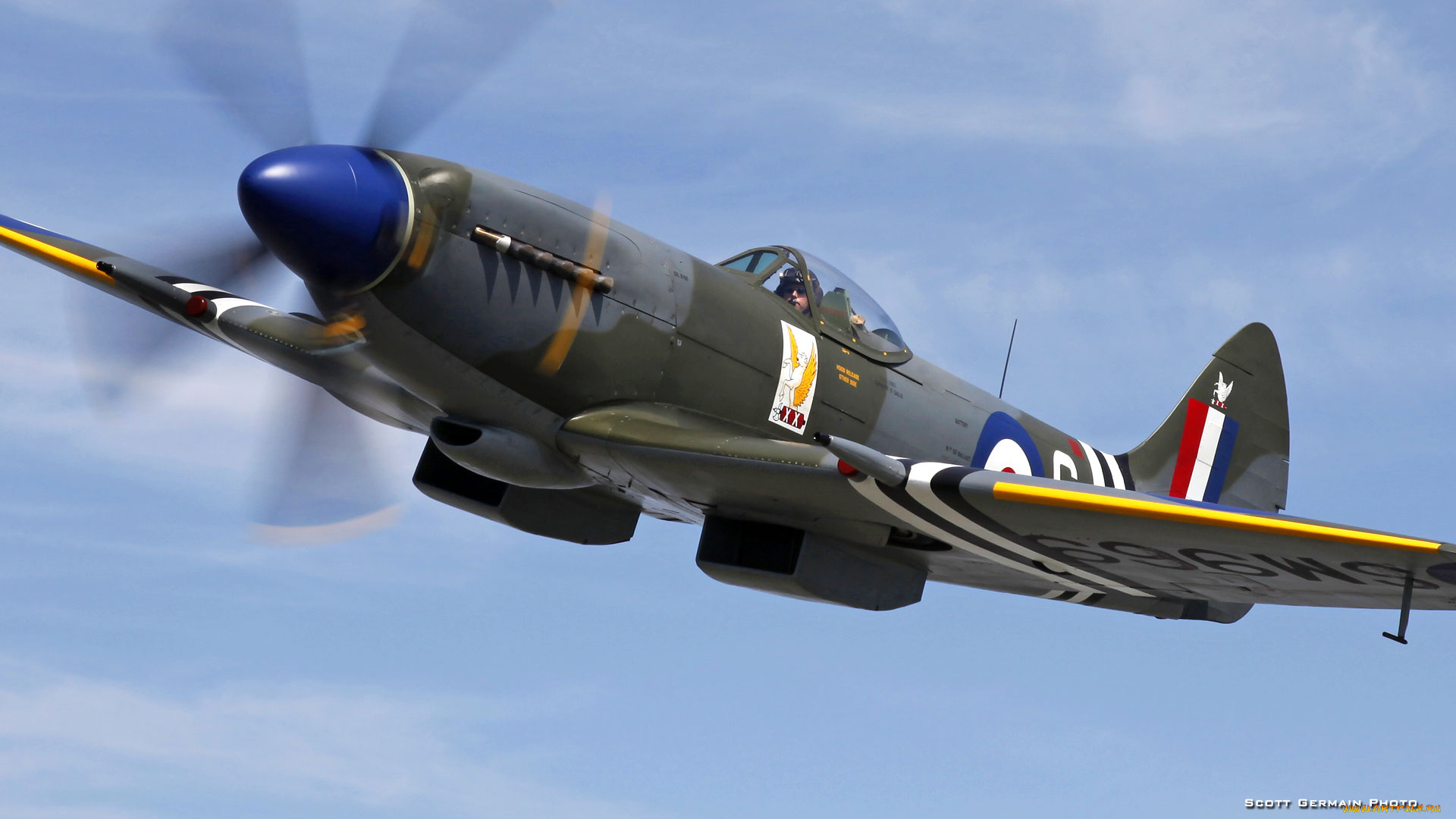 spitfire, авиация, боевые, самолёты, королевские, ввс, англия, истребитель