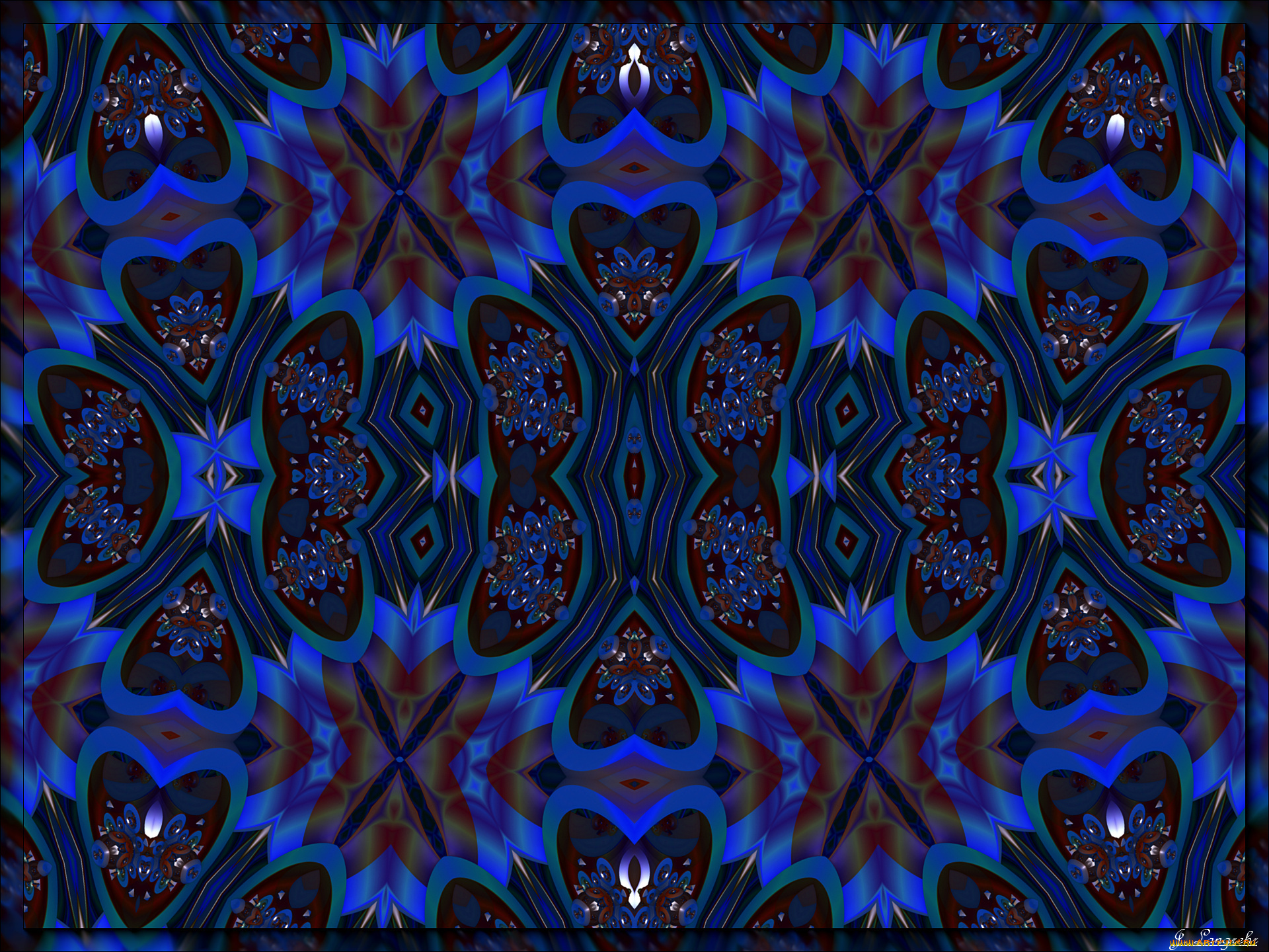 3д, графика, fractal, фракталы, цвета, узор, фон