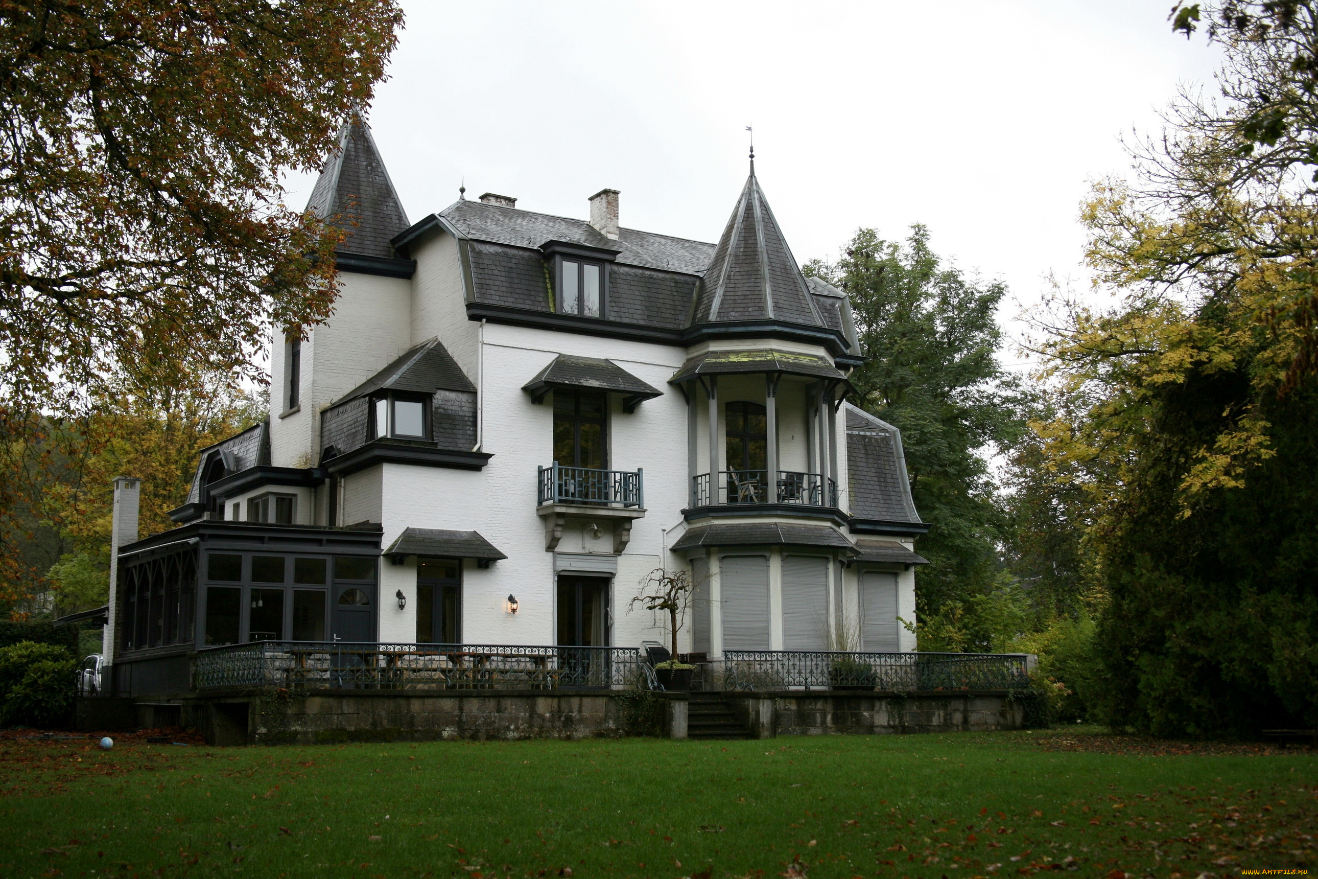 бельгия, астьер, города, здания, дома, дом