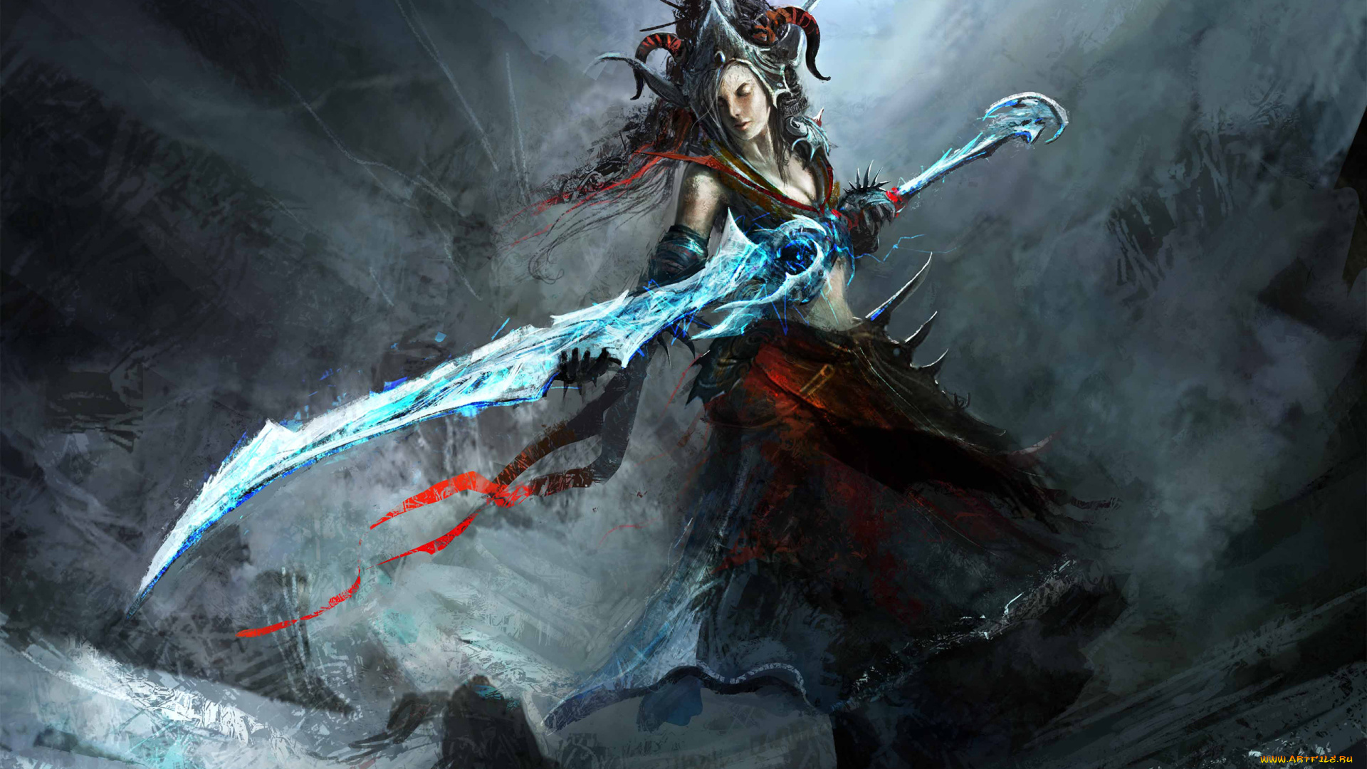 фэнтези, демоны, меч