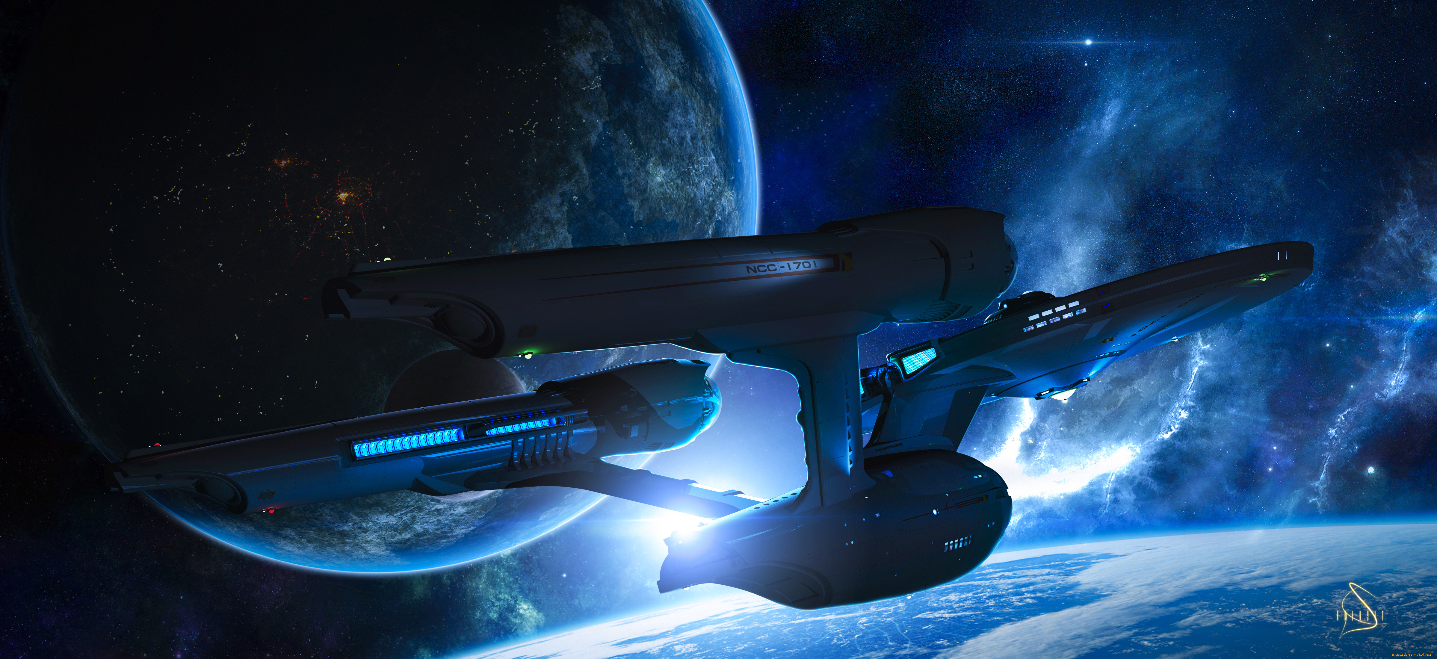 фэнтези, космические, корабли, звездолеты, станции, планета, звезды, космос