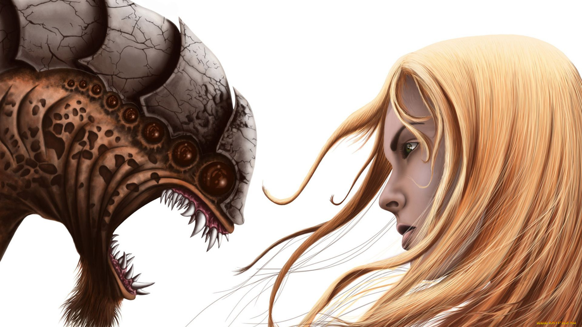 фэнтези, красавицы, и, чудовища, дракон