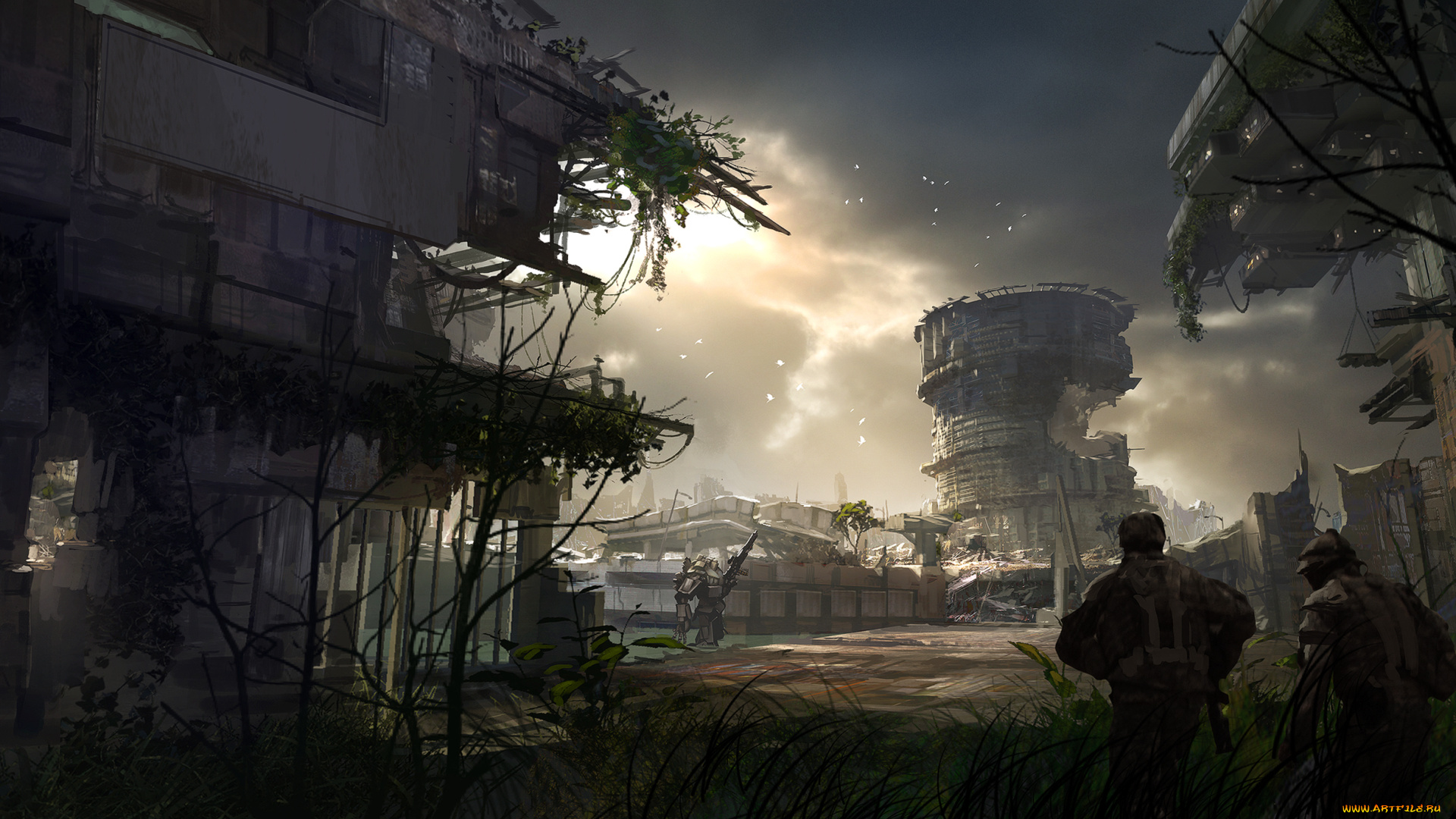 видео, игры, titanfall, игра, онлайн, шутер, экшен, роботы, арт