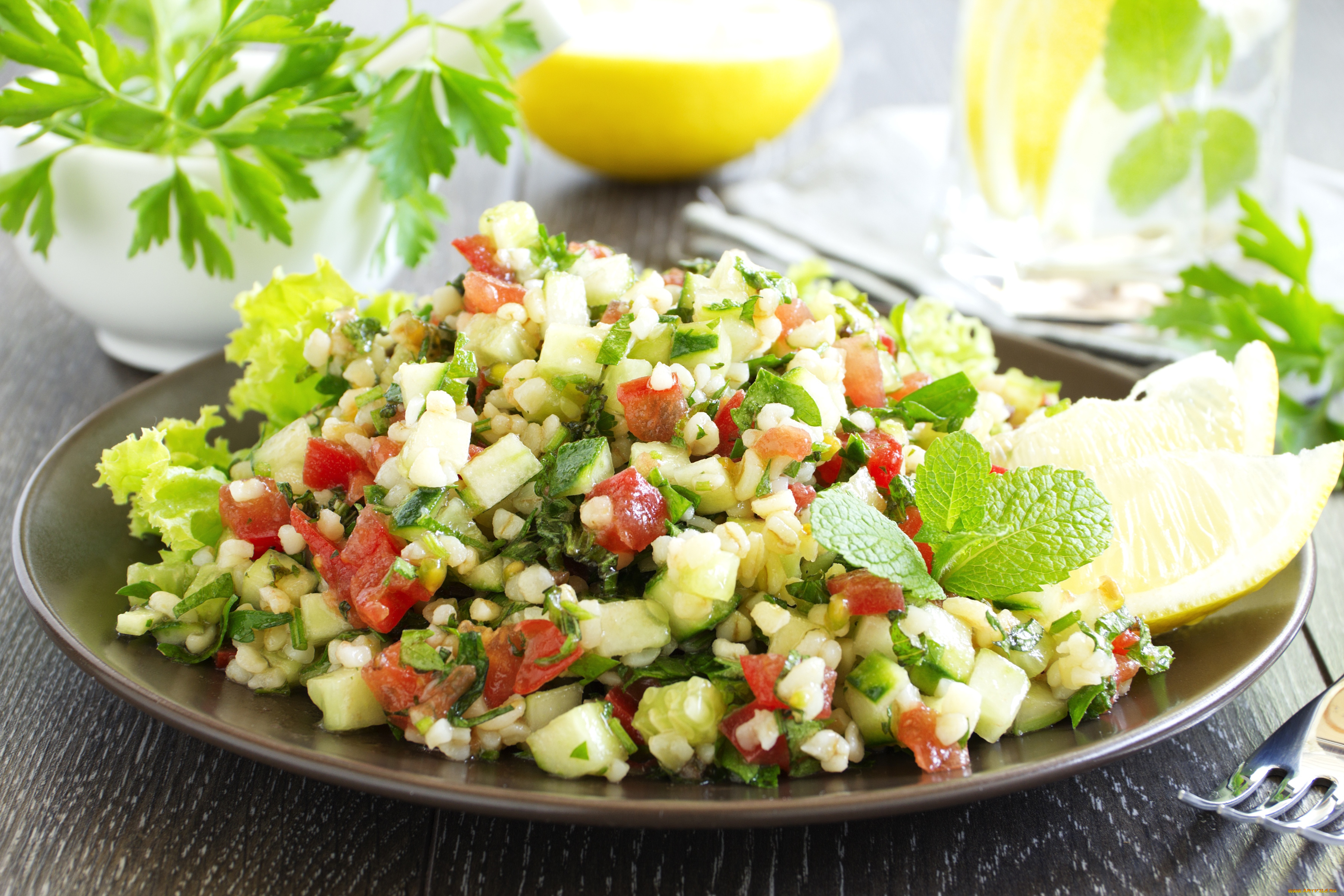 еда, салаты, , закуски, булгур, овощи