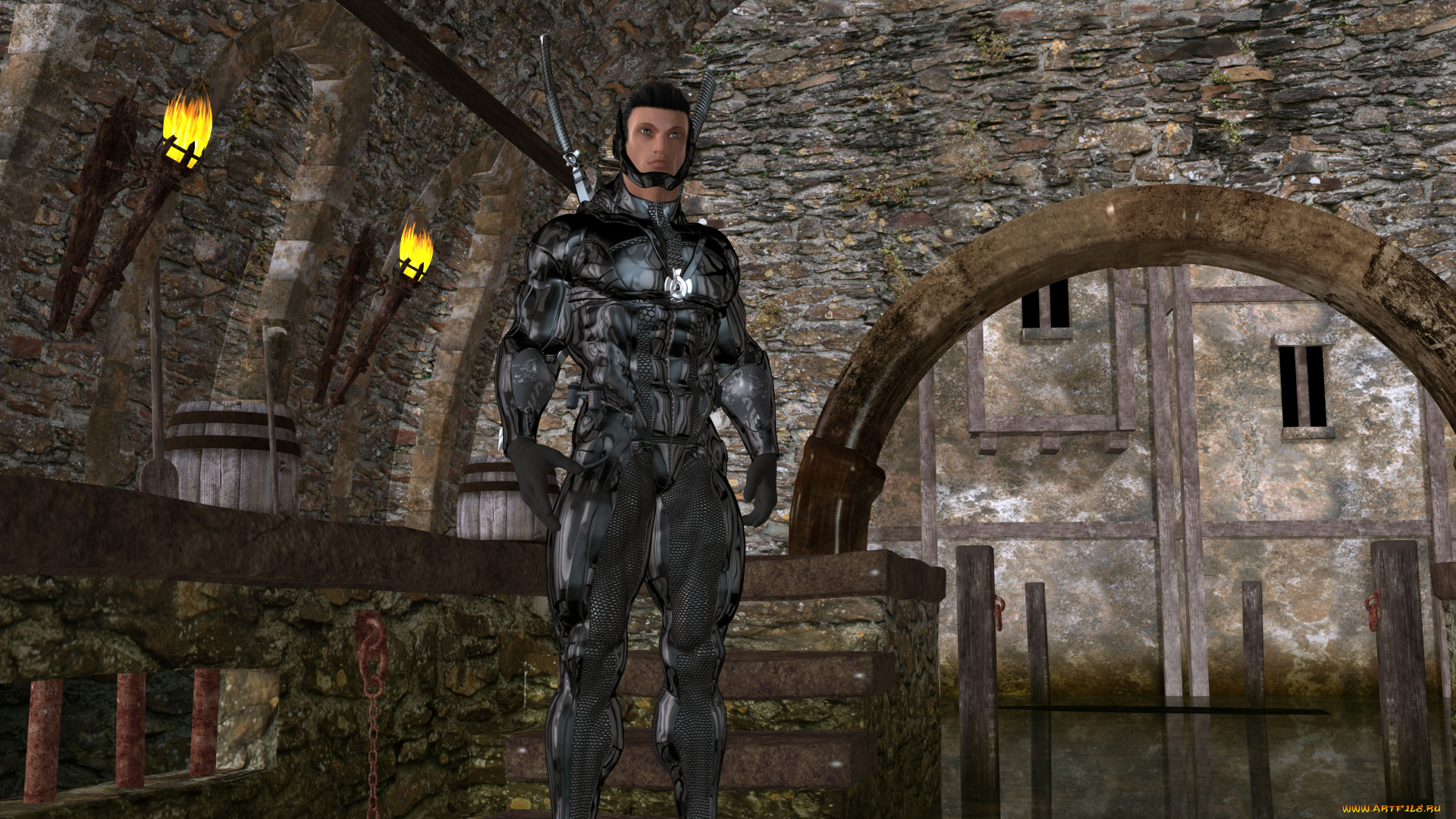 3д, графика, фантазия, , fantasy, воин