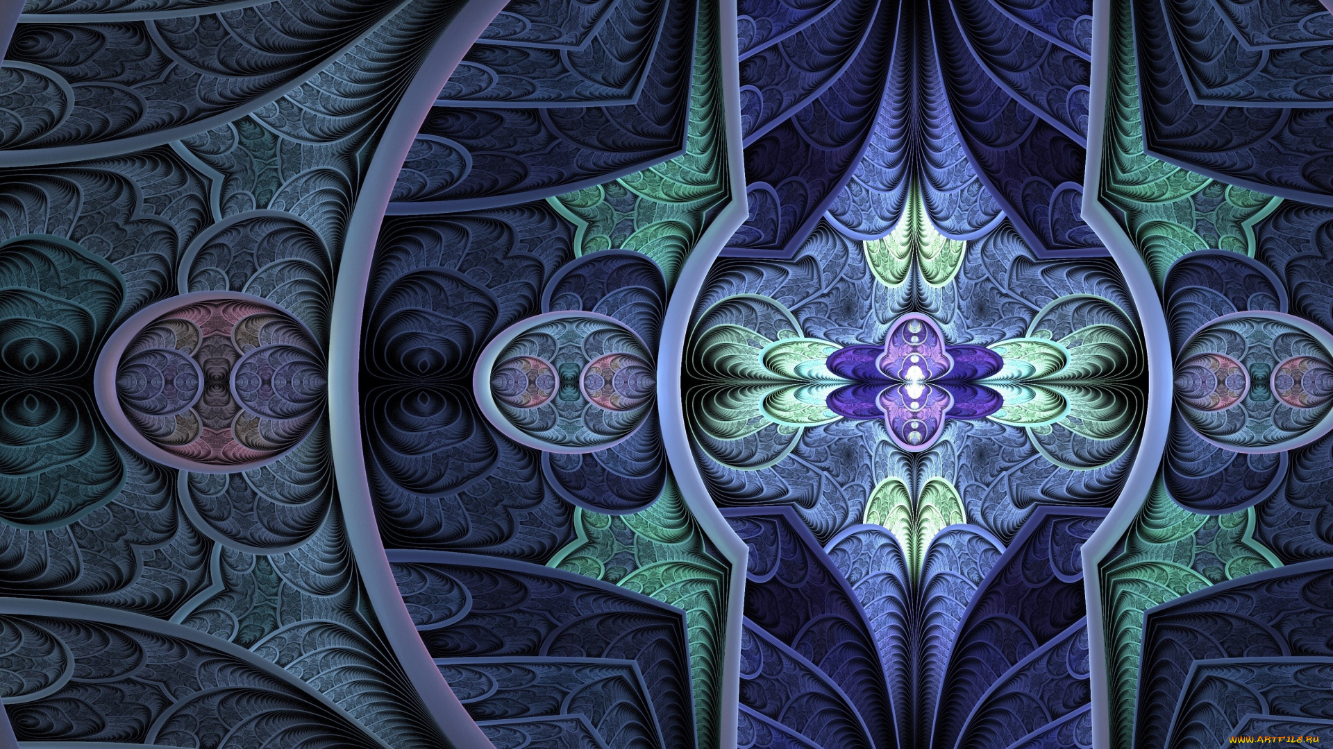 3д, графика, фракталы, , fractal, узор, цвета, фон