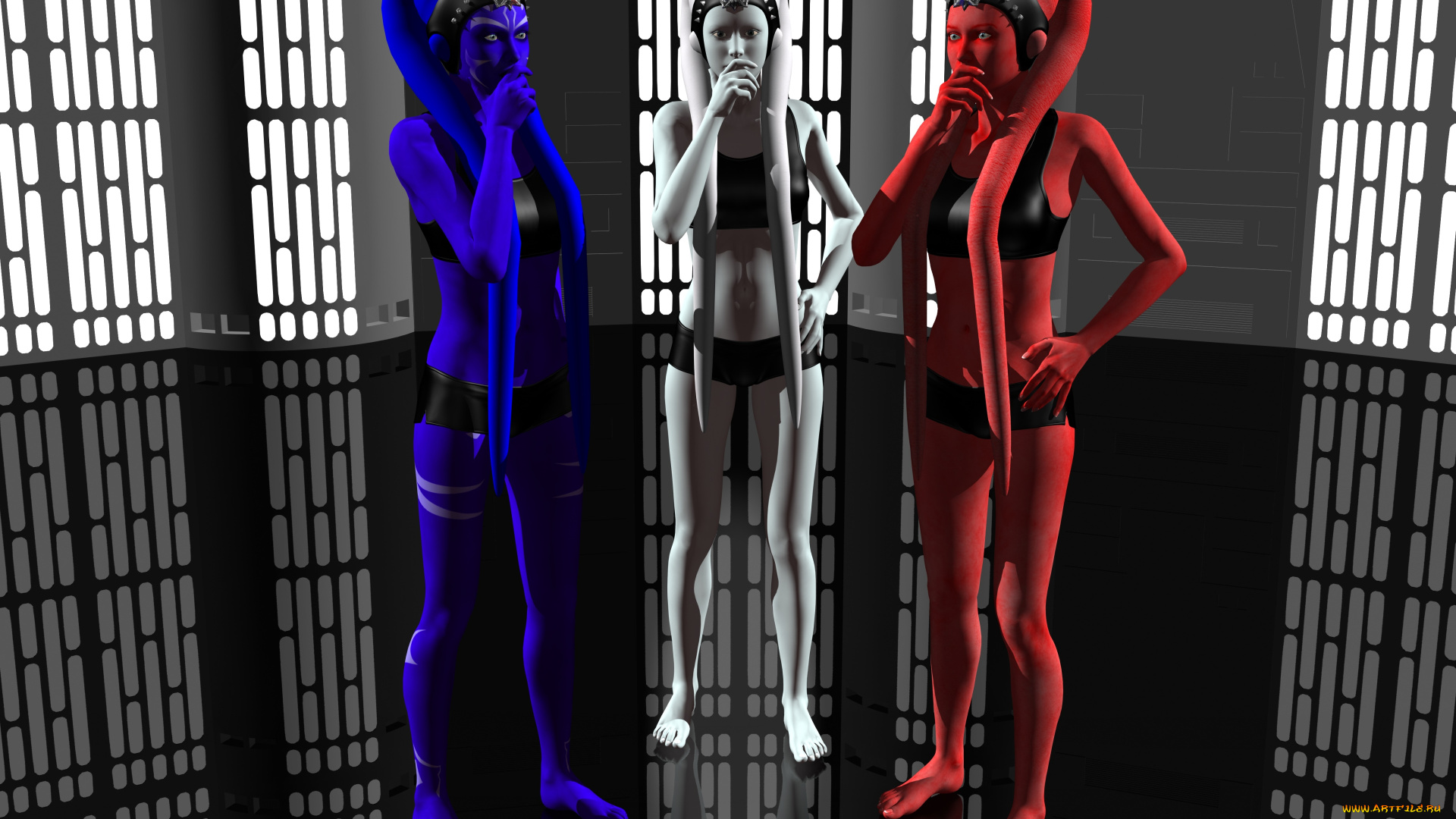 3д, графика, существа, , creatures, взгляд, халки, фон